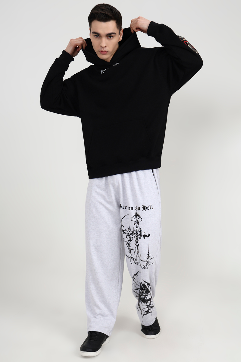 Red Rage Unisex Oversized Hoodie