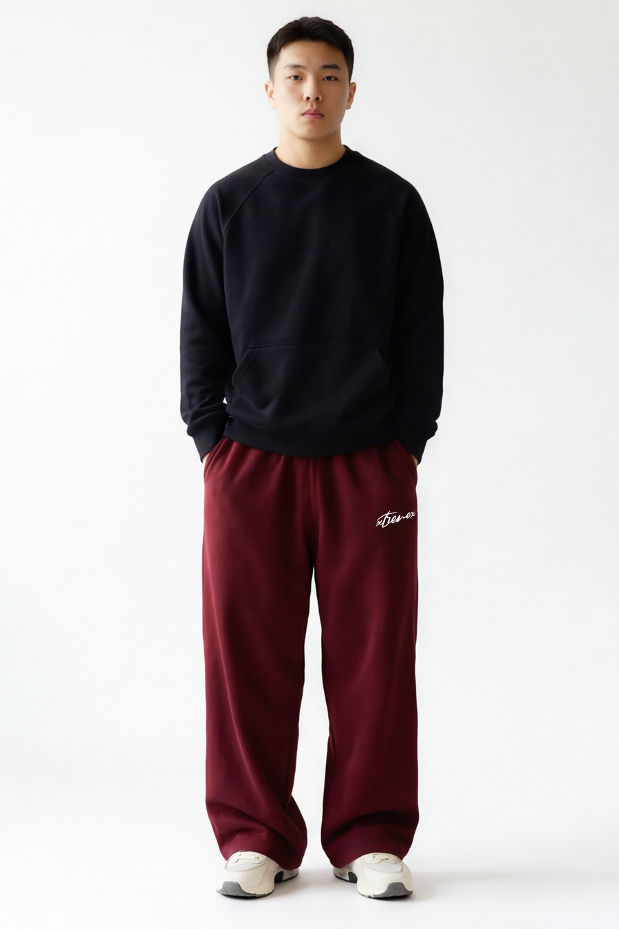 Men's Everyday Unisex Joggers Maroon comfortable athletic lifestyle pants ifm