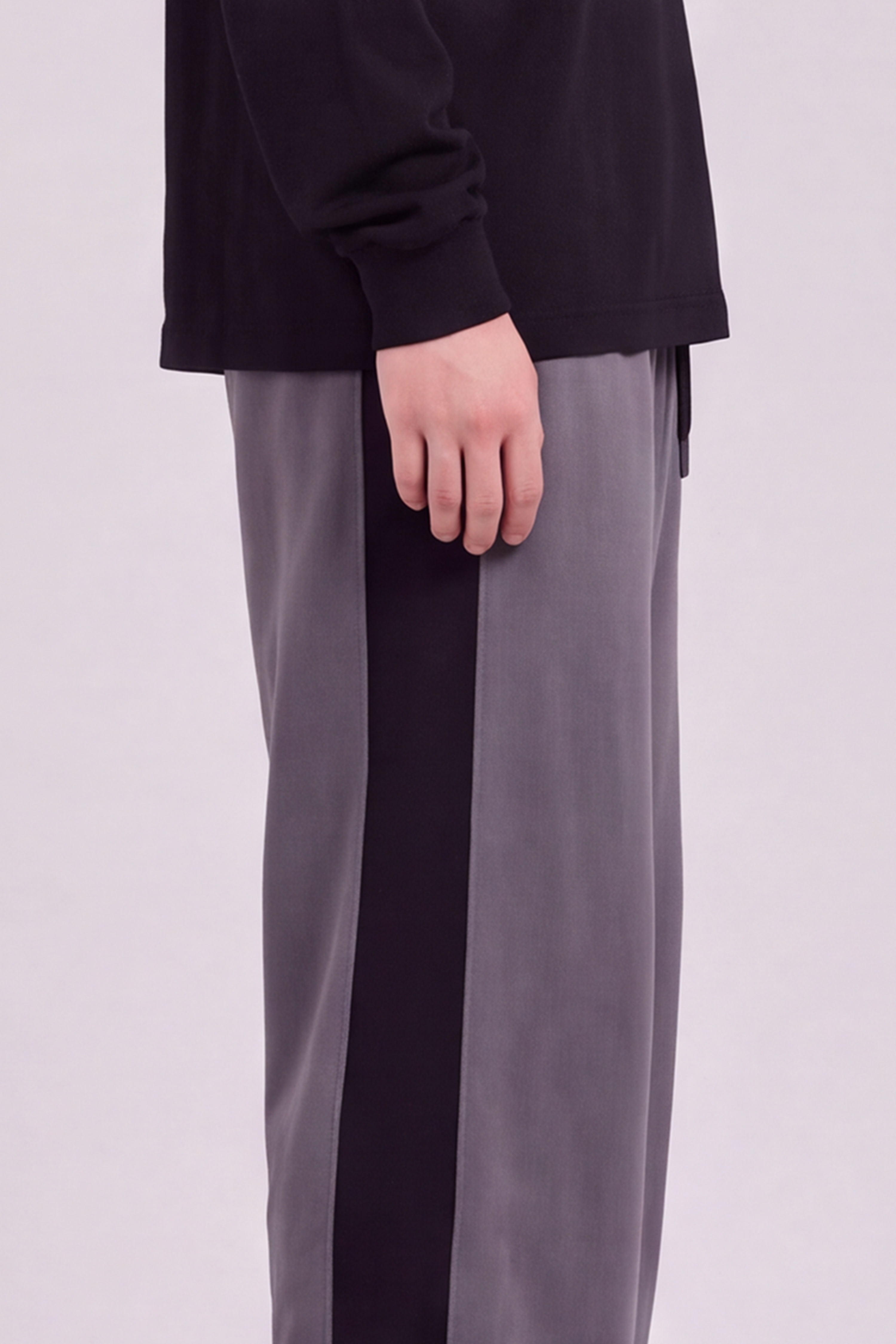Image of Contrast Stripe Joggers - Gray