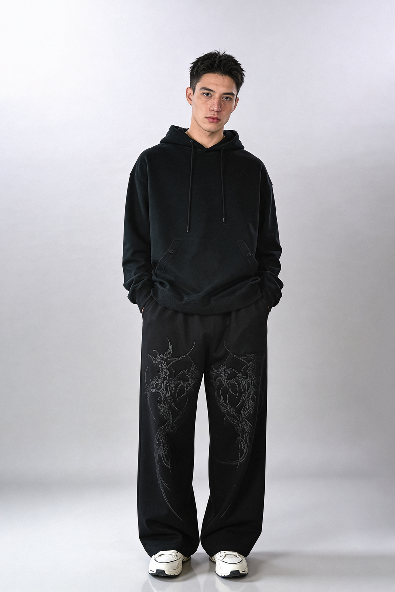 Oversized Midnight unisex joggers, casual streetwear style