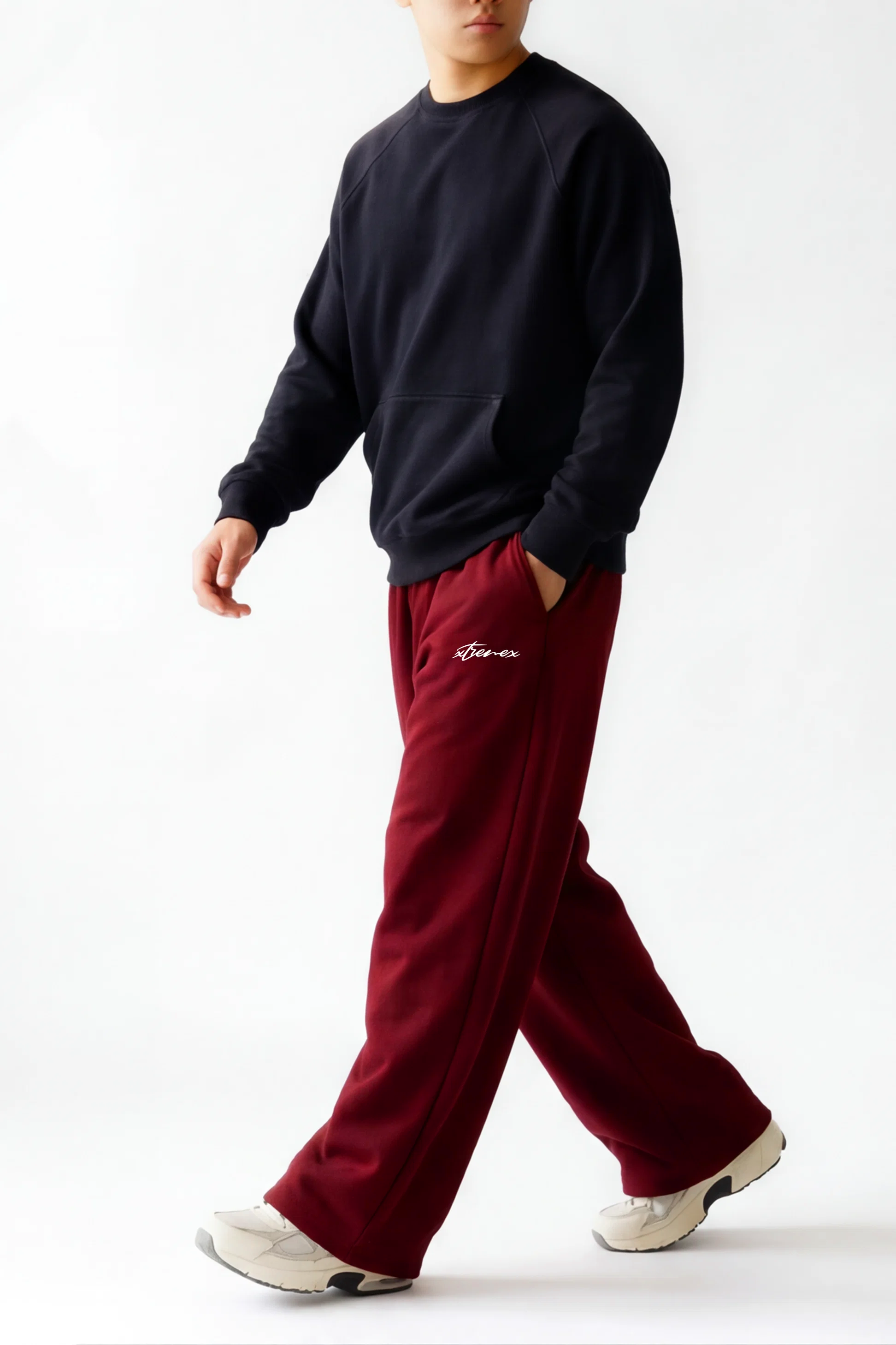 Image of Everyday Unisex Joggers - Maroon