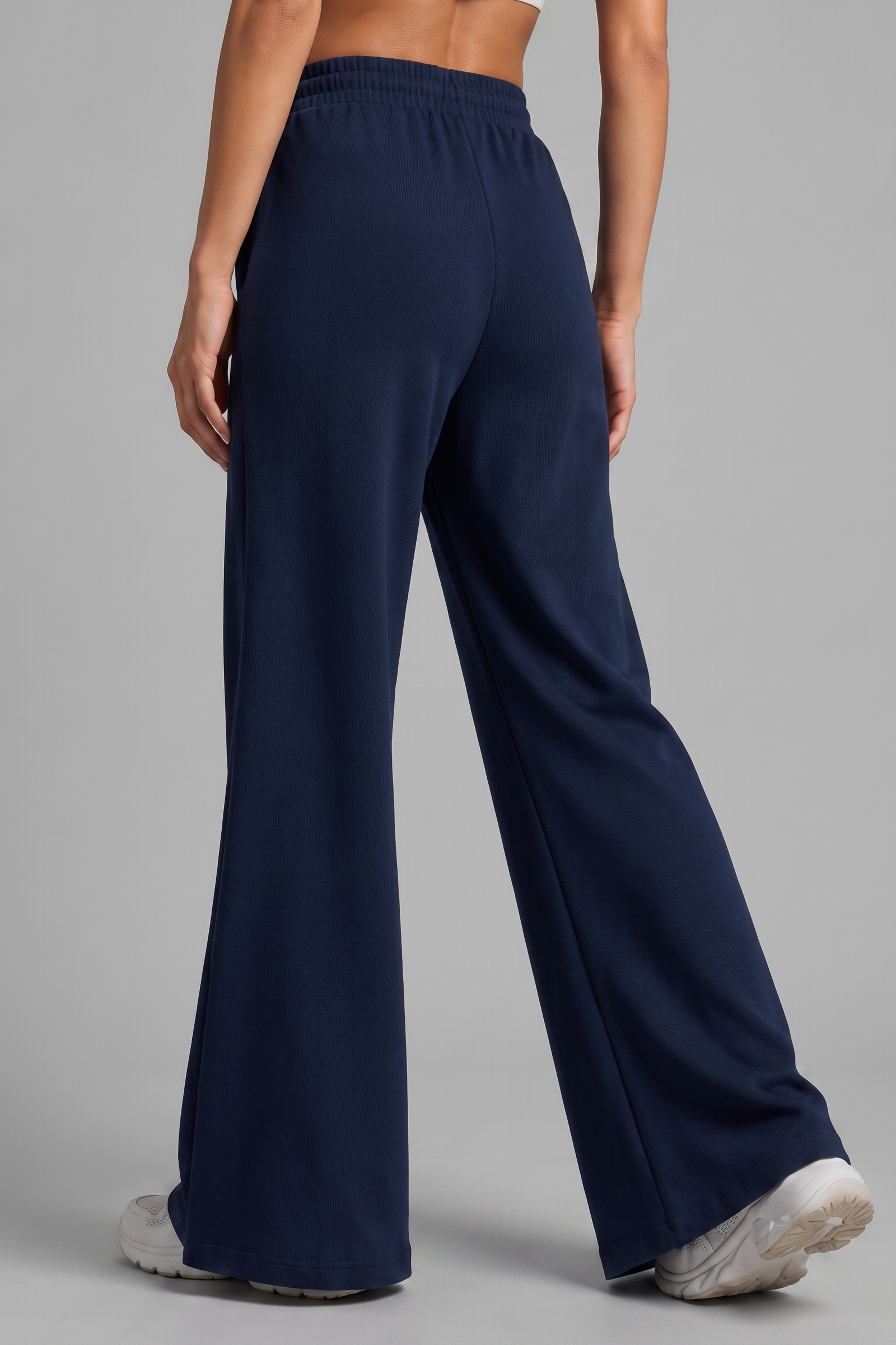 Image of Everyday Flared Pants - Navy