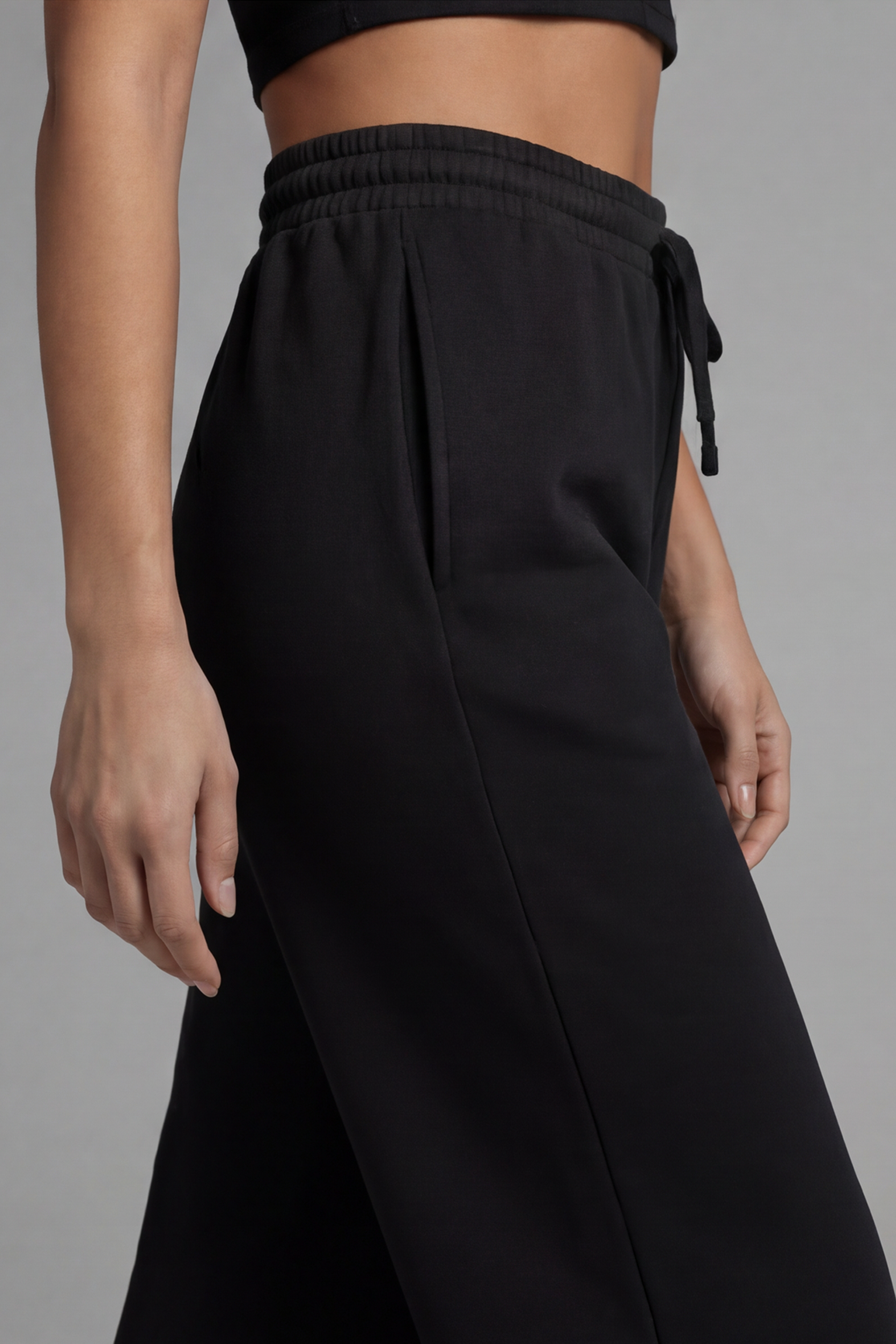 Image of Everyday Flared Pants - Black