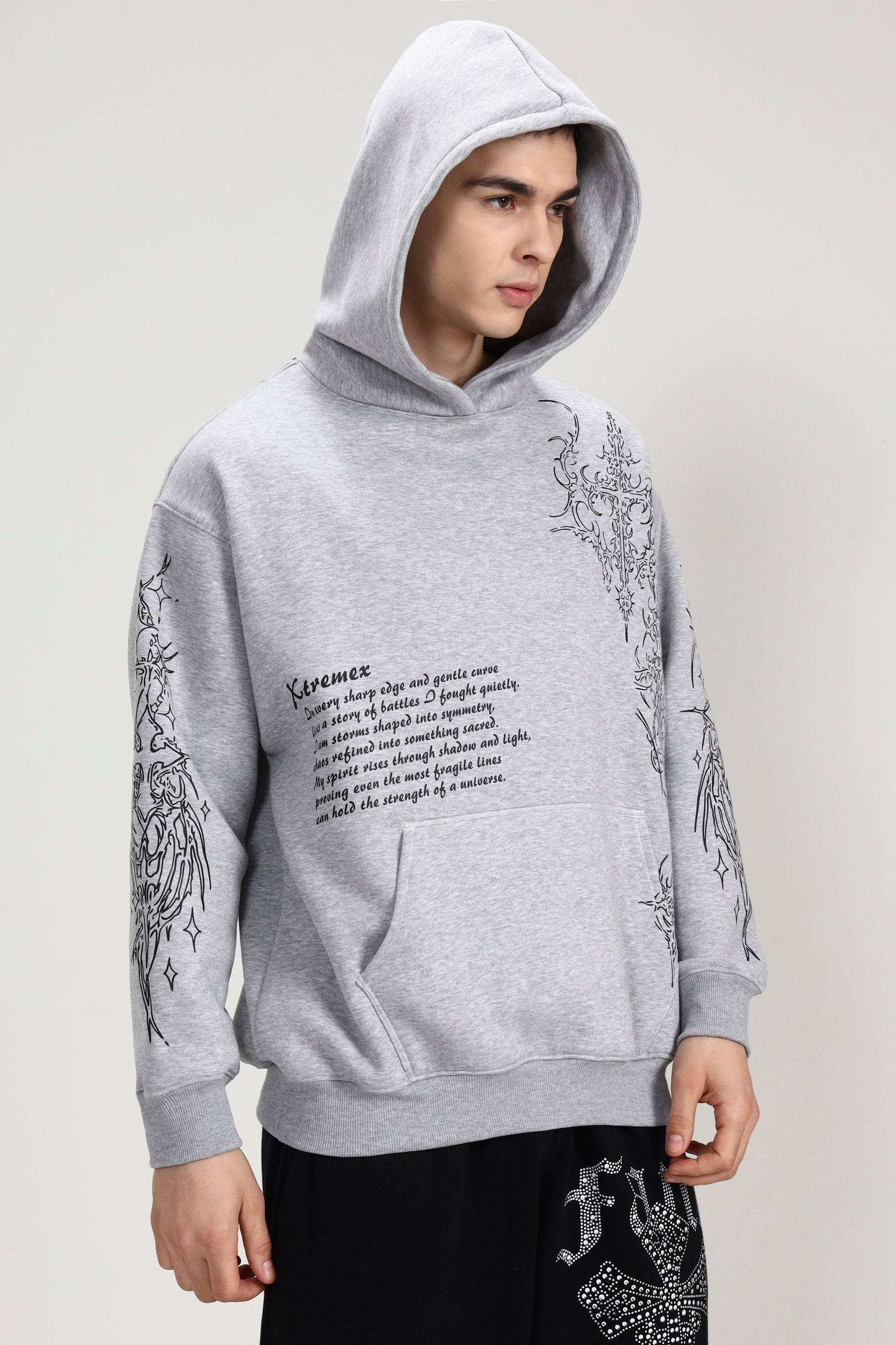 Ash Curse Unisex Oversized Hoodie