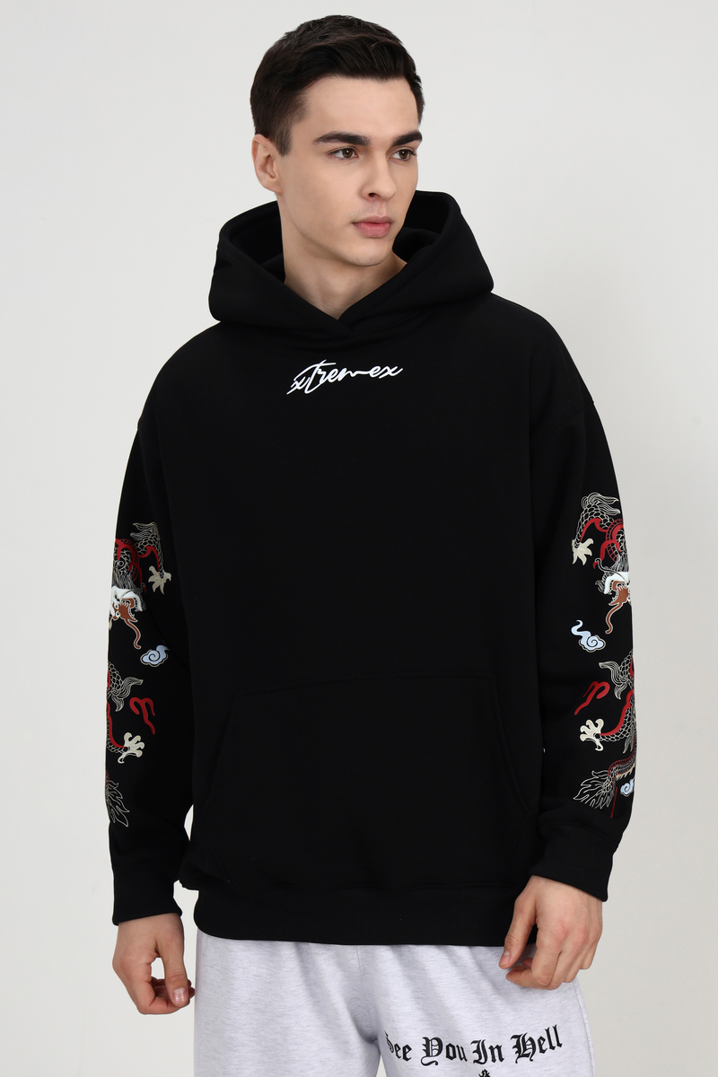 Red Rage Unisex Oversized Hoodie