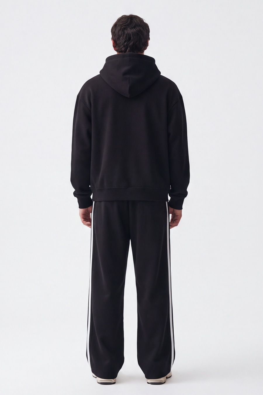 Classic Stripe Joggers - Black