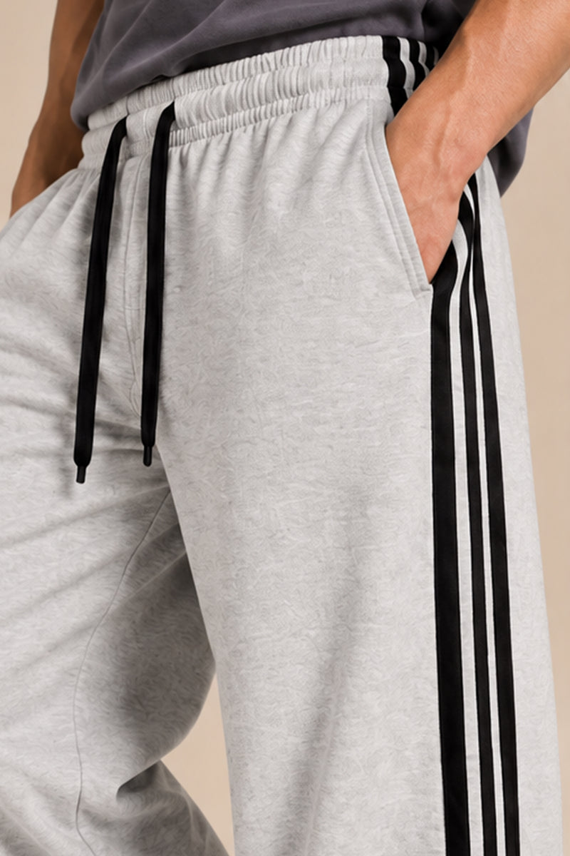 Tri Stripe Joggers - Melange