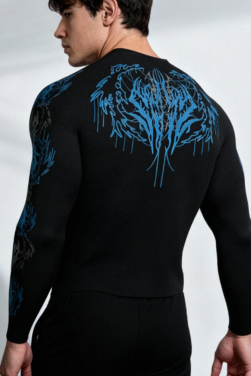 Icebound premium compression zipper T-shirt