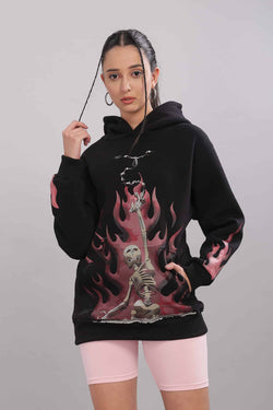 Image of Flame Reaper Unisex Oversized Hoodie