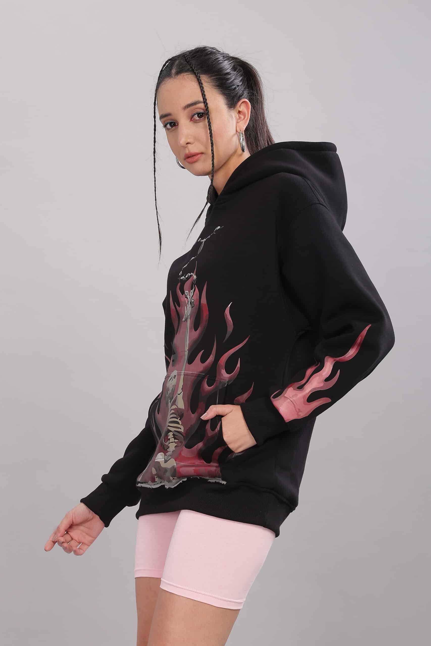 Flame Reaper Unisex Oversized Hoodie