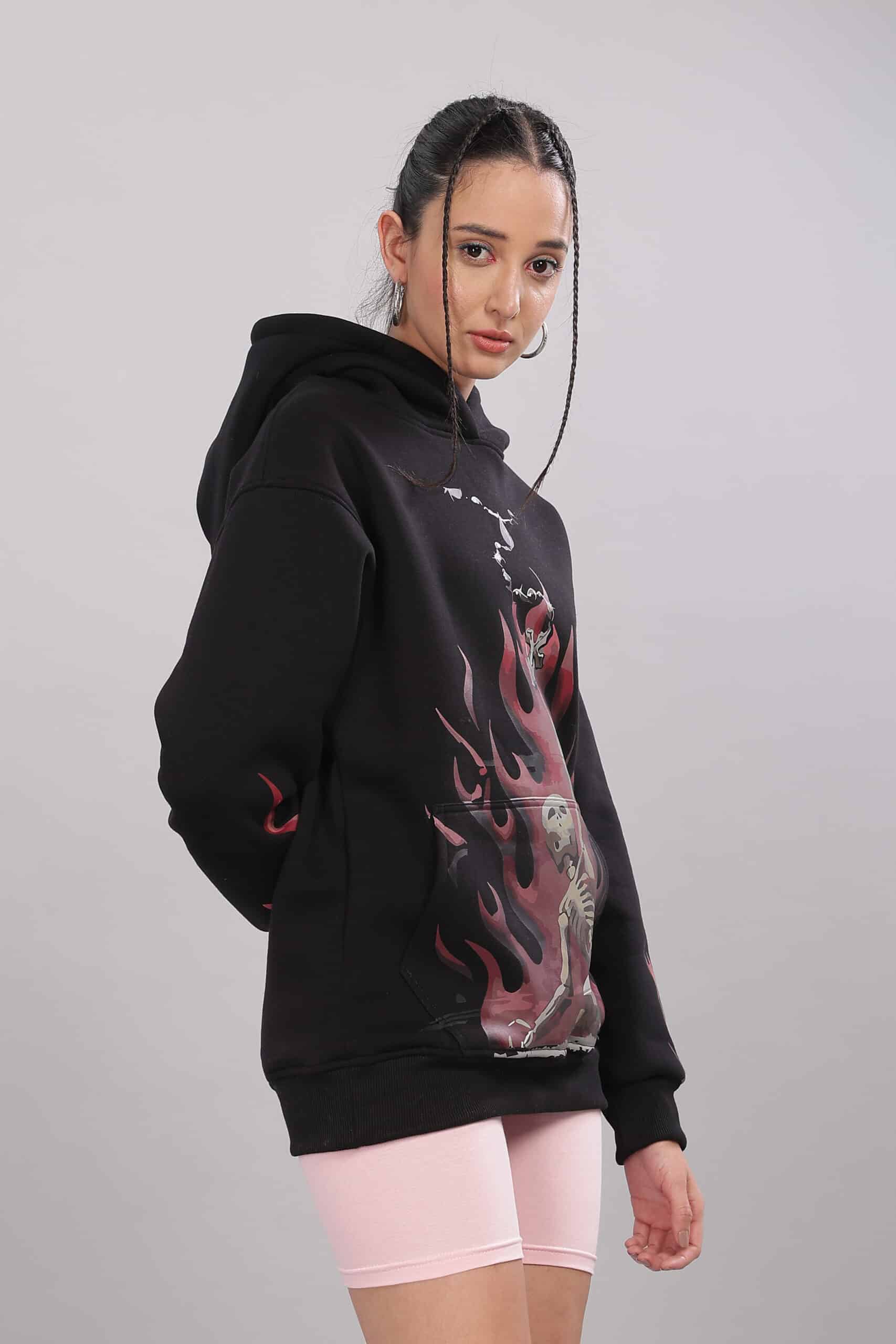 Flame Reaper Unisex Oversized Hoodie
