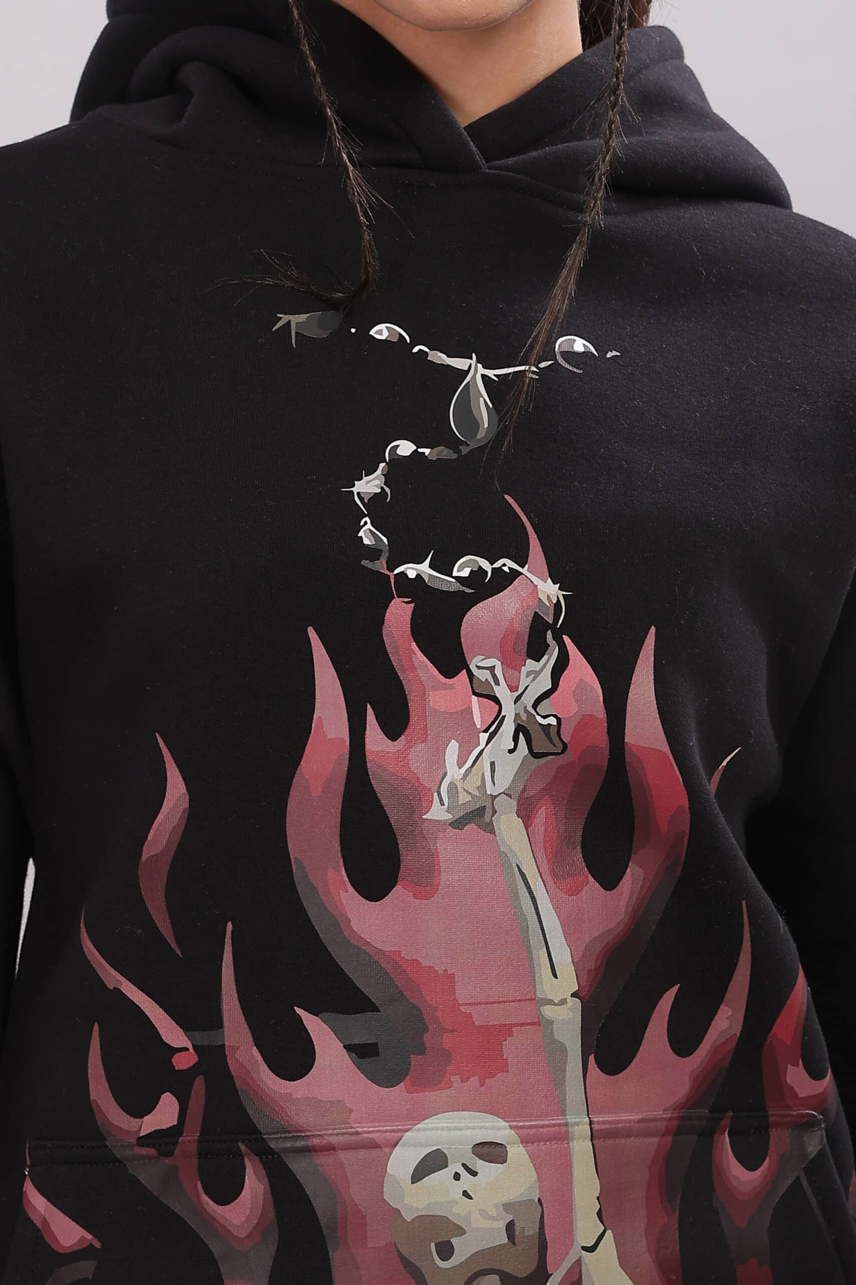 Flame Reaper Unisex Oversized Hoodie
