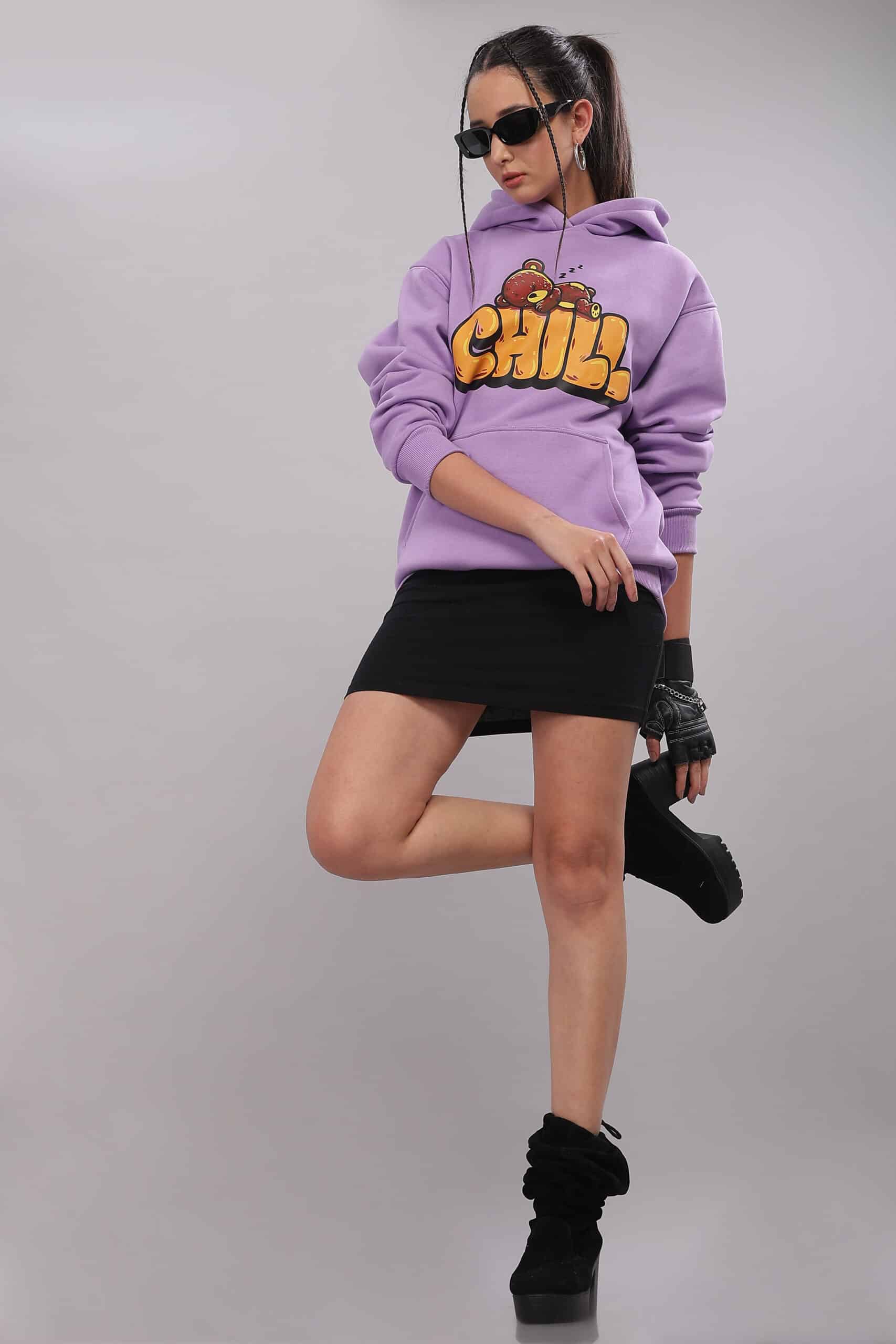 Image of Chill Bear Unisex Oversized Hoodie