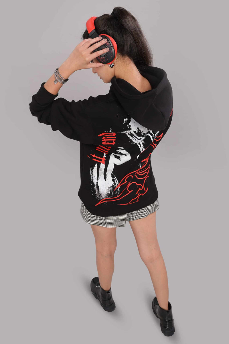 Dark Hood Unisex Oversized Hoodie