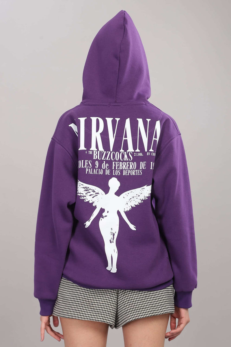 Vintage Nirvana Unisex Oversized Hoodie