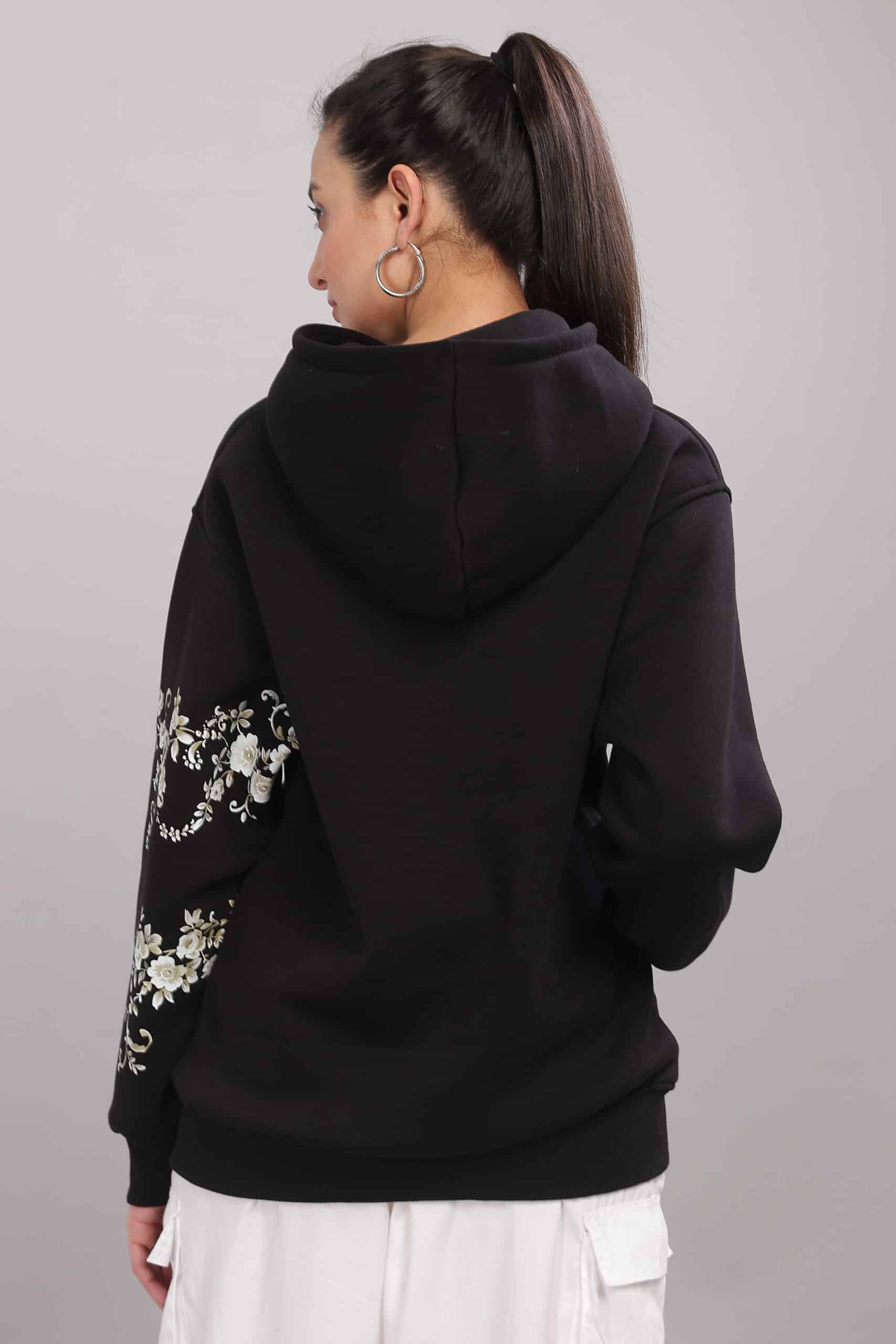 Image of Floral Unisex Oversized Hoodie