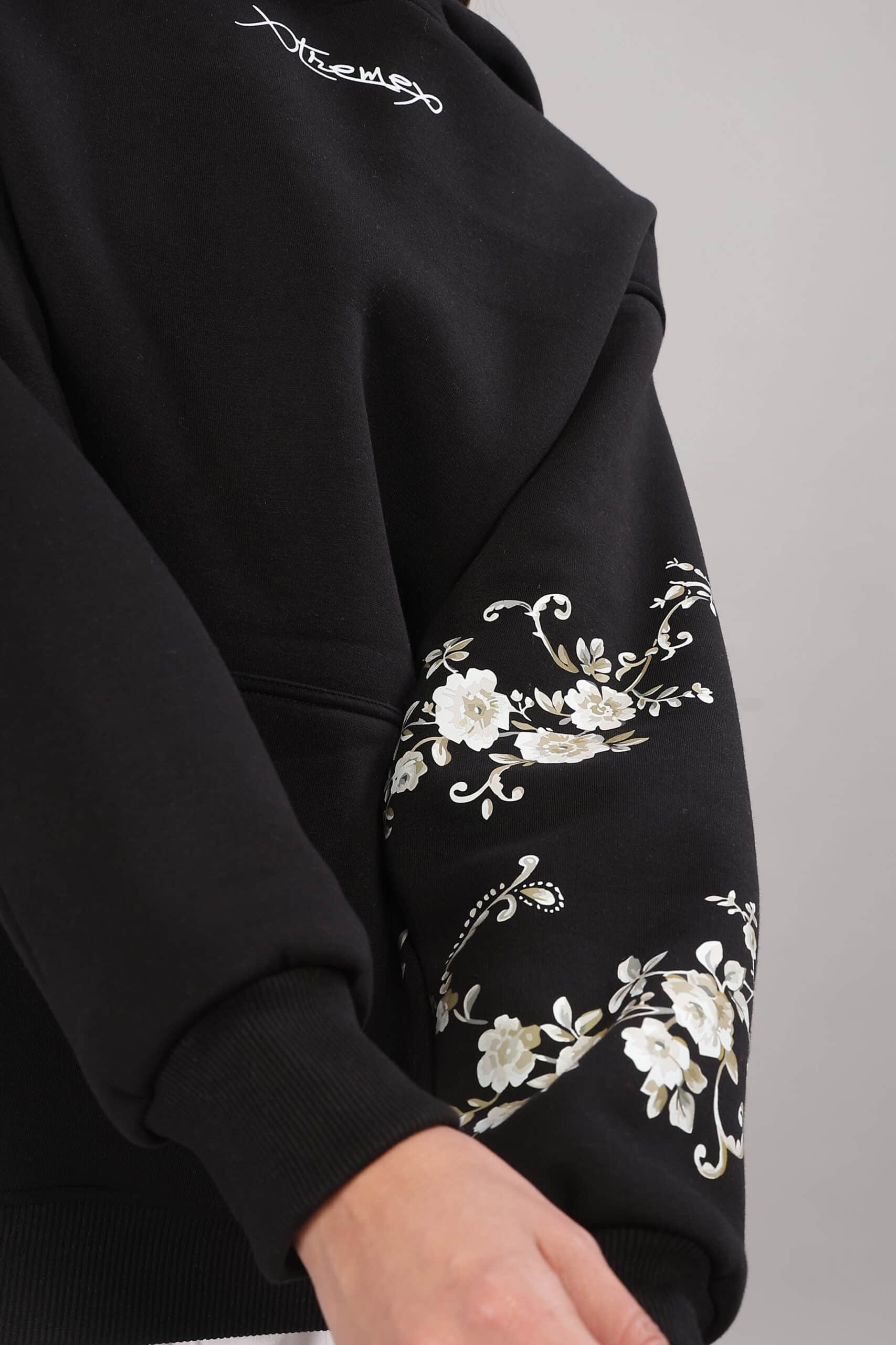 Image of Floral Unisex Oversized Hoodie