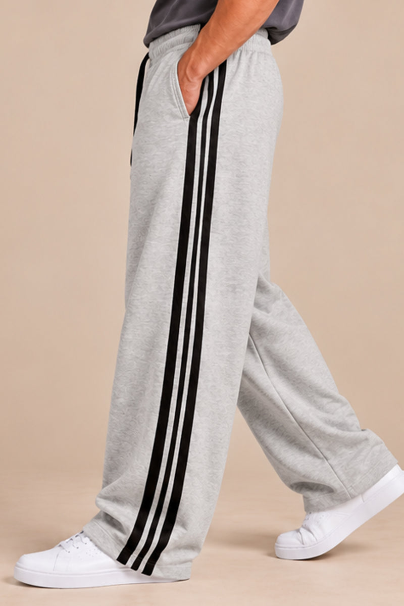 Tri Stripe Joggers - Melange