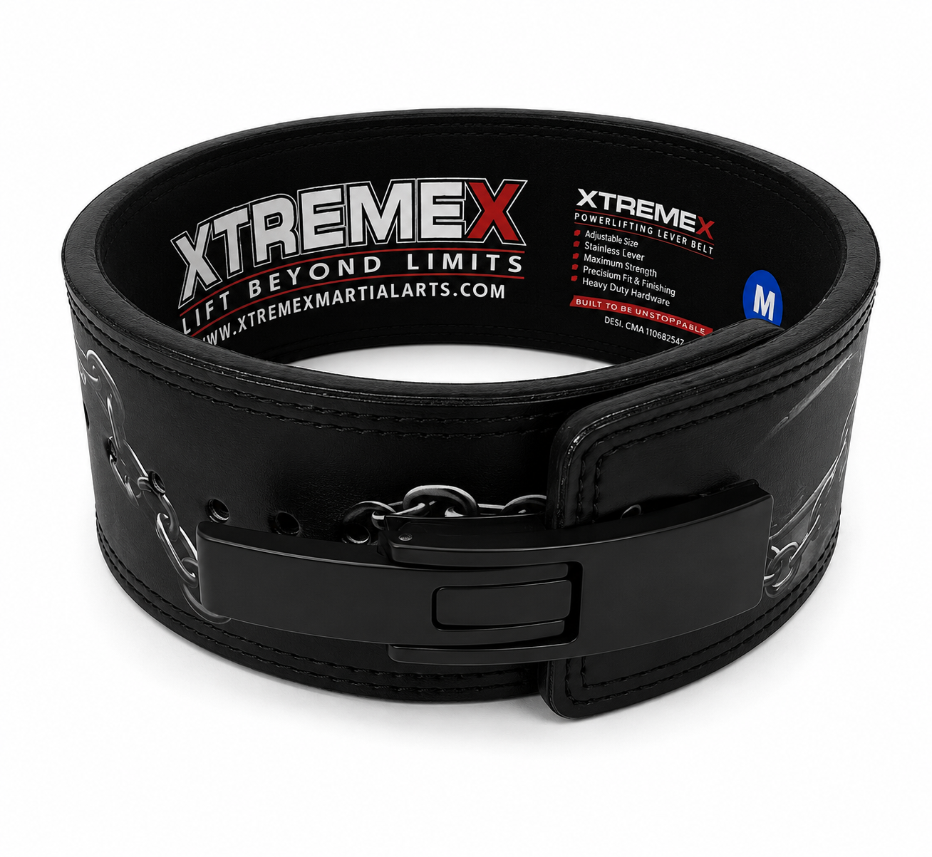 XTREMEX Powerlifting 13MM Lever Belt Iron Skull | Lever Belt – XtremeX
