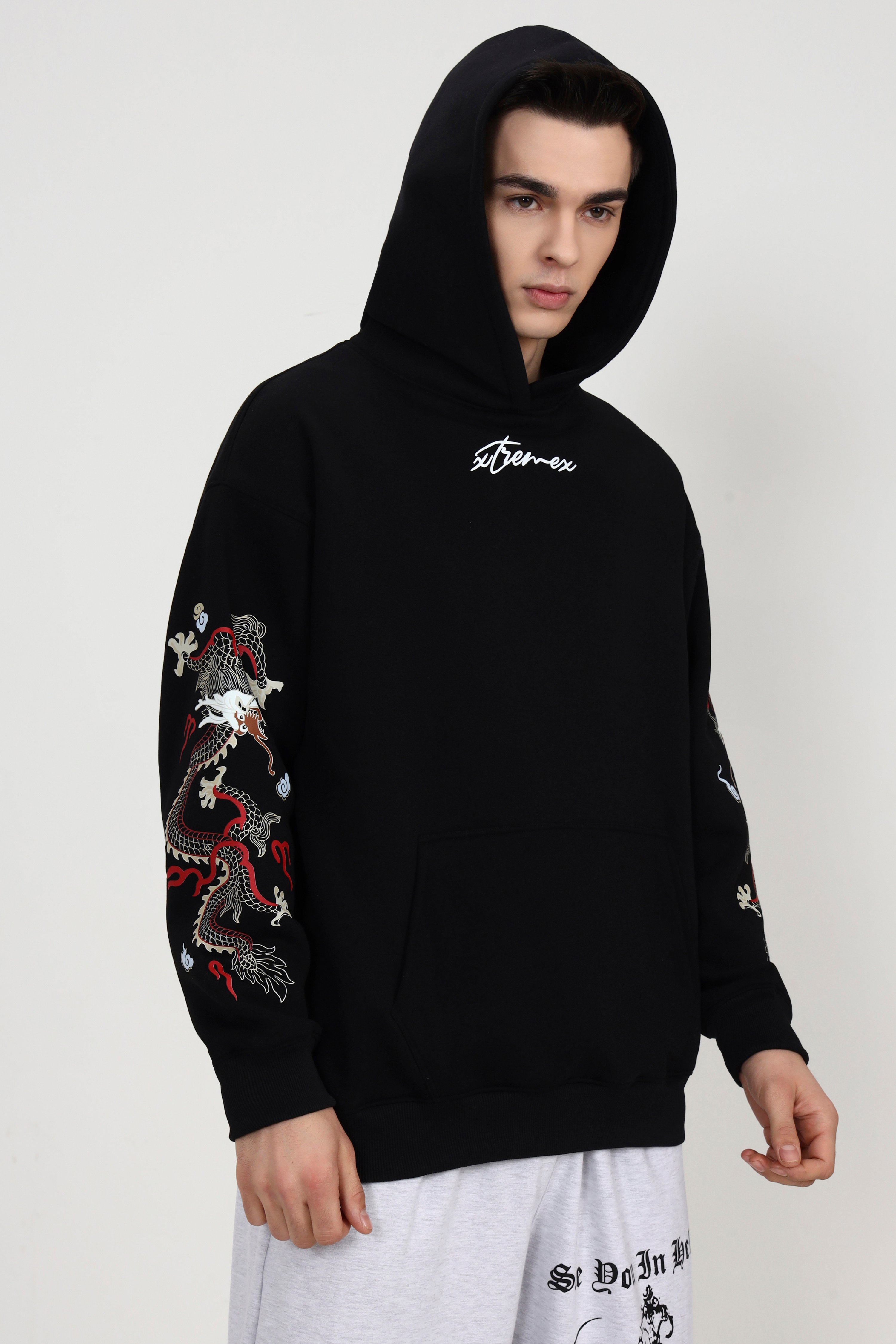 Image of Red Rage Unisex Oversized Hoodie