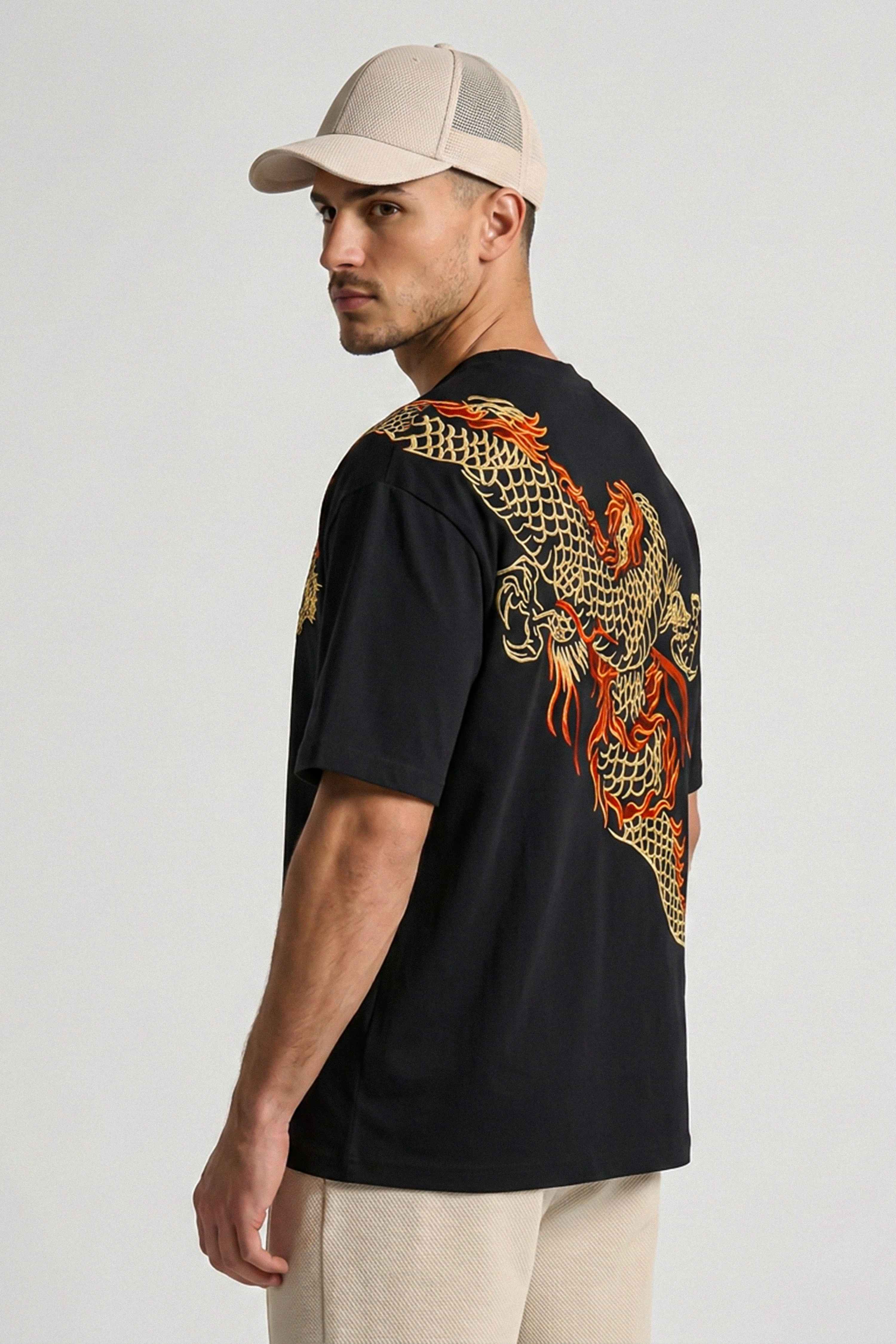 Image of Ember Rage Unisex Oversized Tshirt