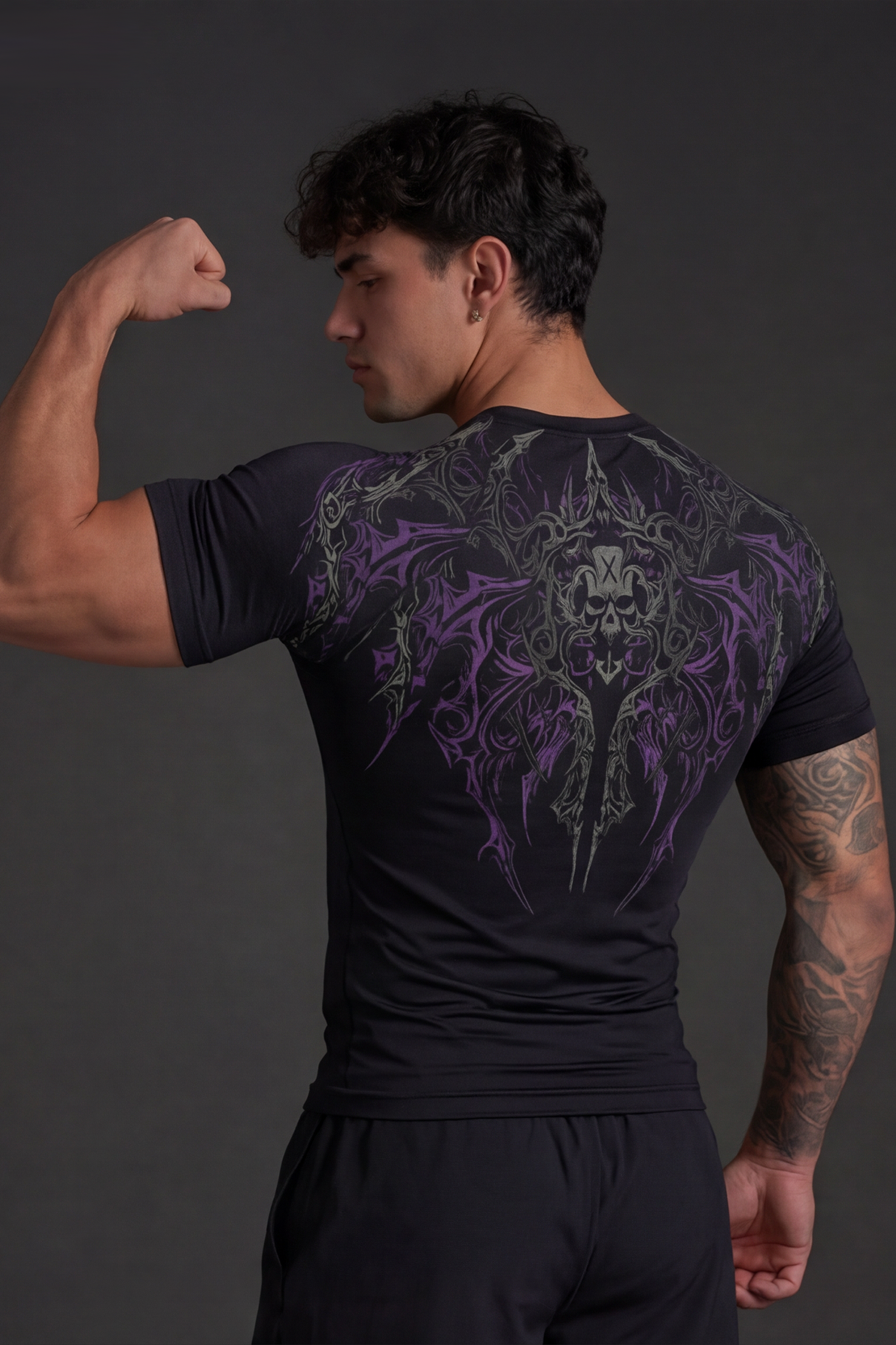 Image of Men's Deathblade Half Sleeve Athletic Compression Training Tee