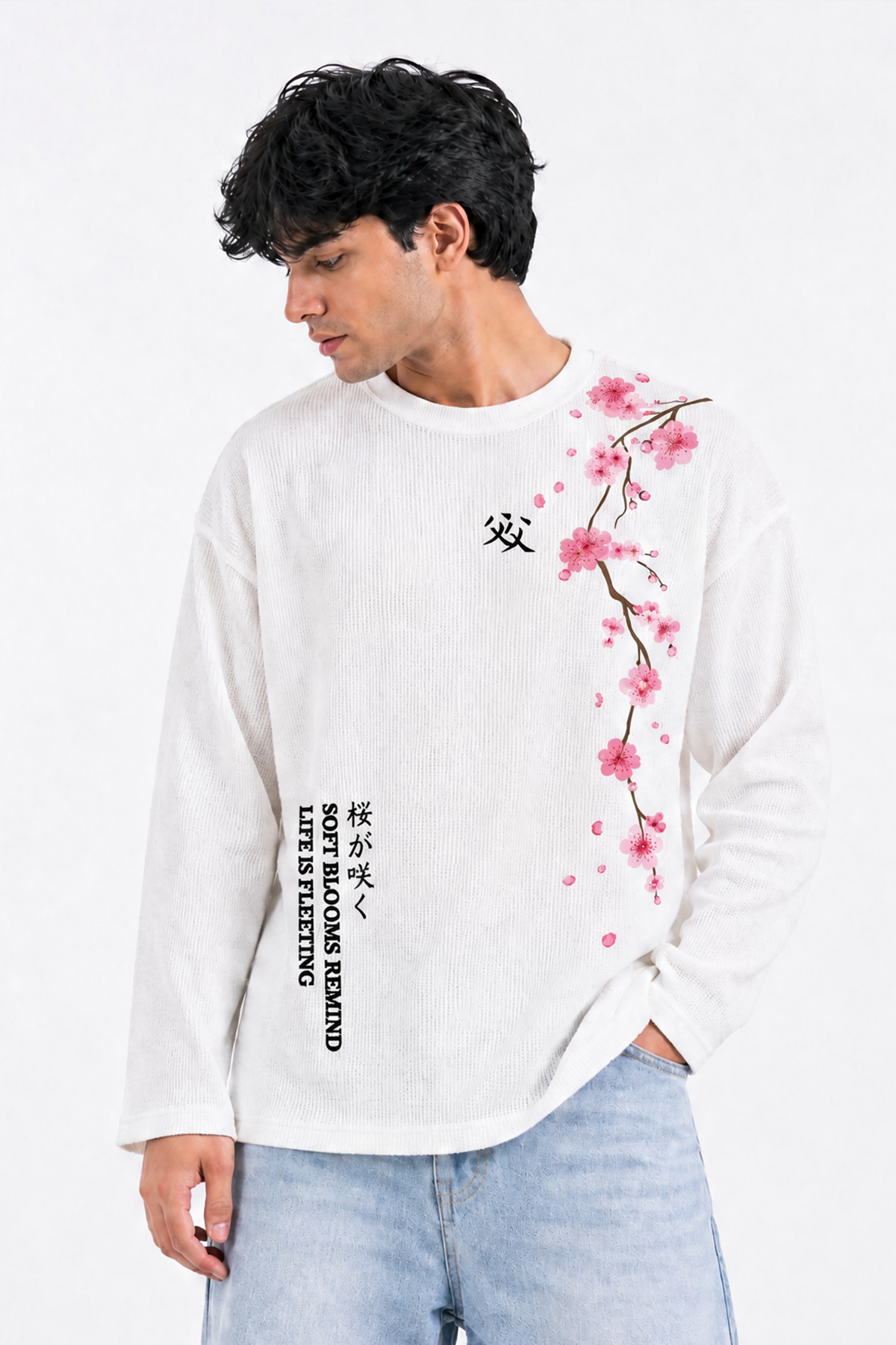 Cherry Blossom Waffle T-Shirt