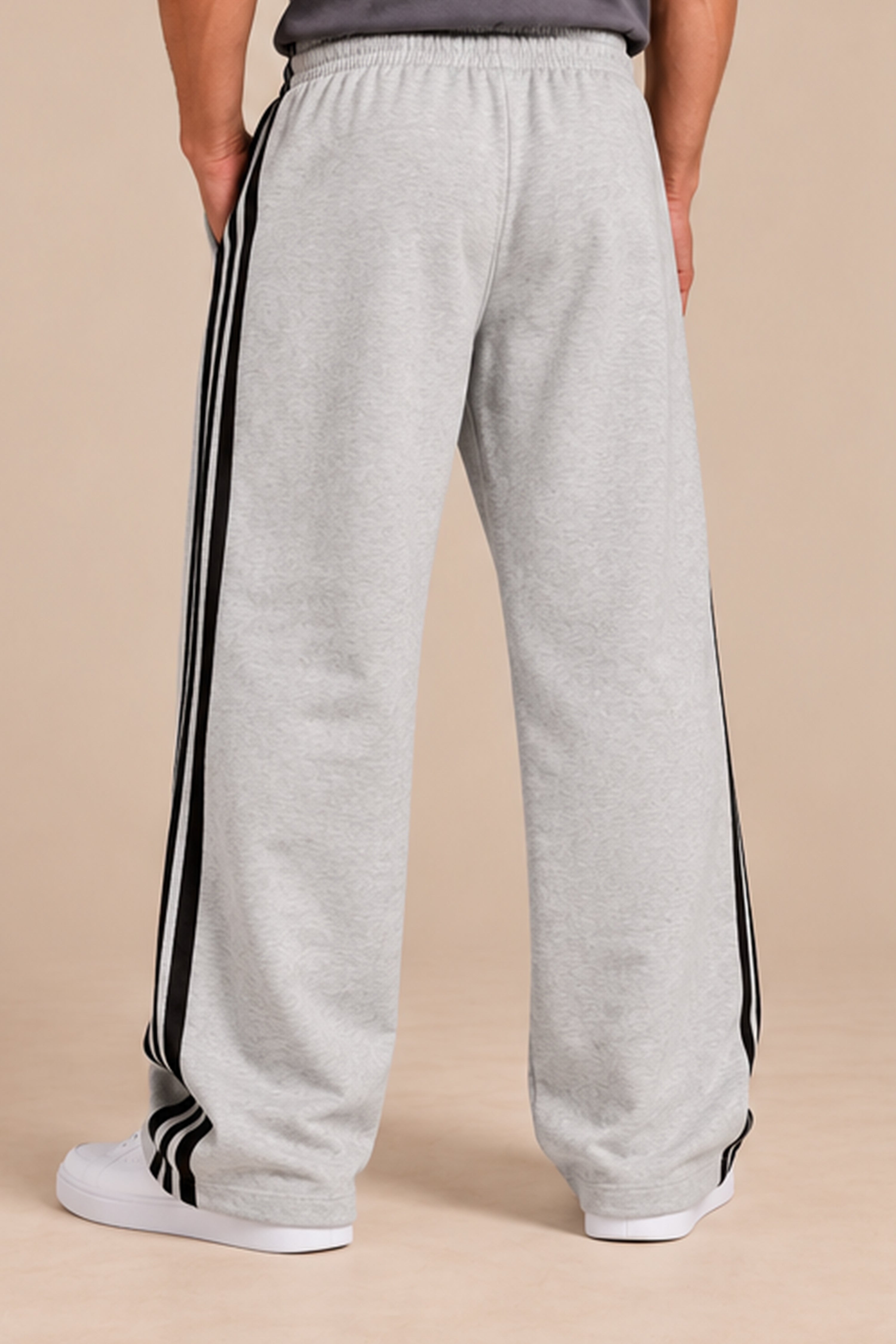 Image of Tri Stripe Joggers - Melange