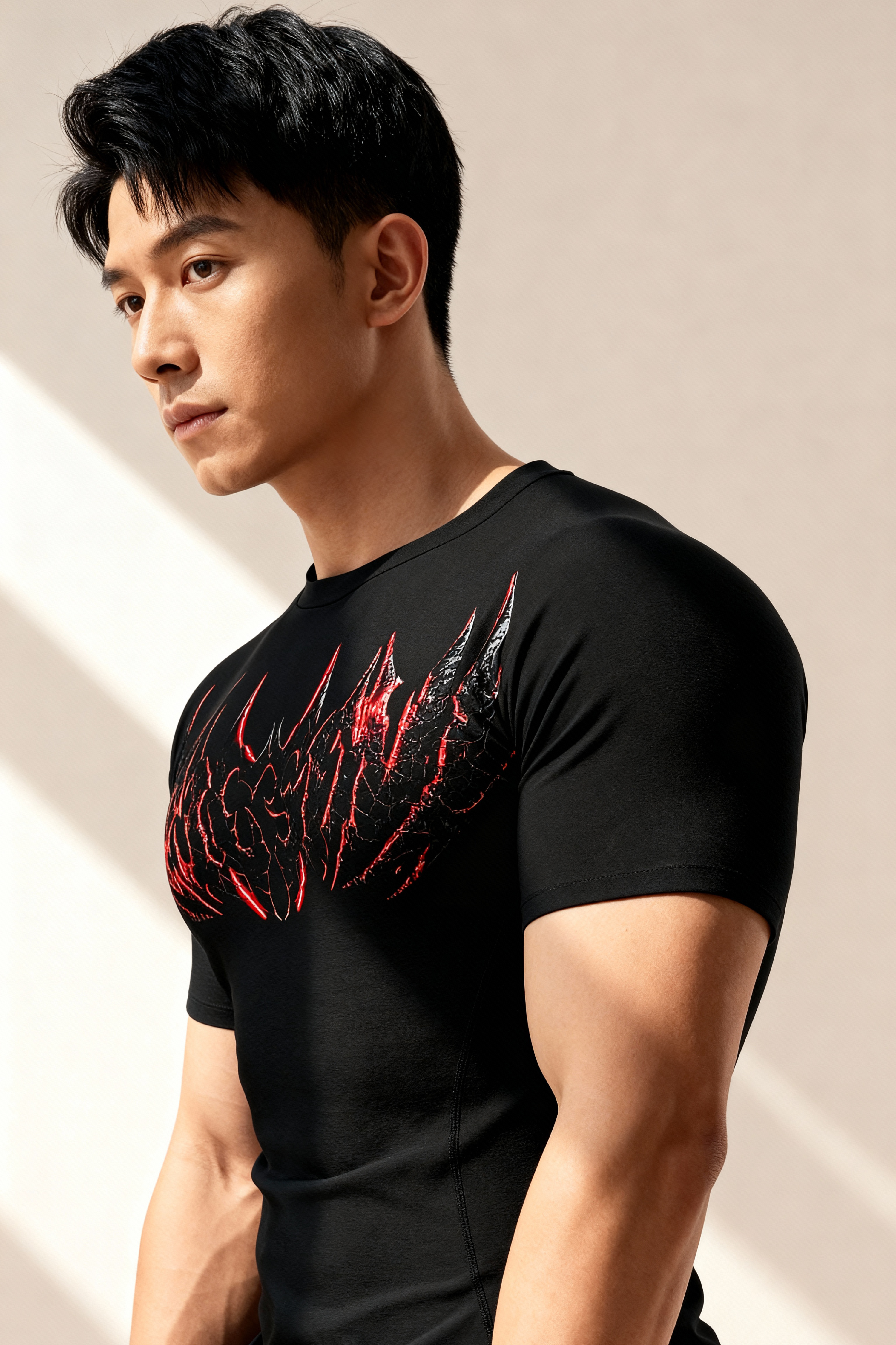 Image of Hellfire Compression Tshirt Half Sleeve