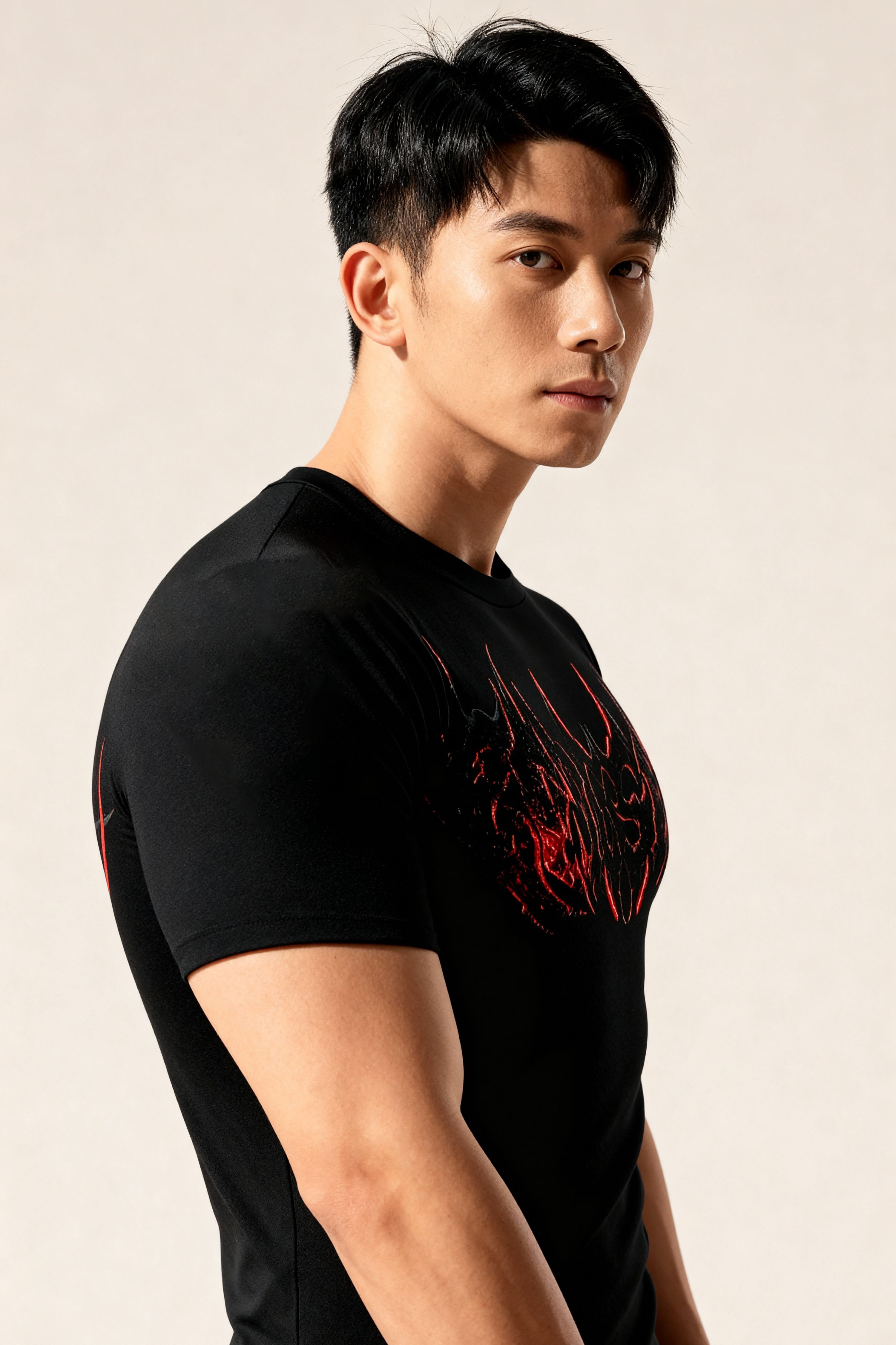 Image of Hellfire Compression Tshirt Half Sleeve