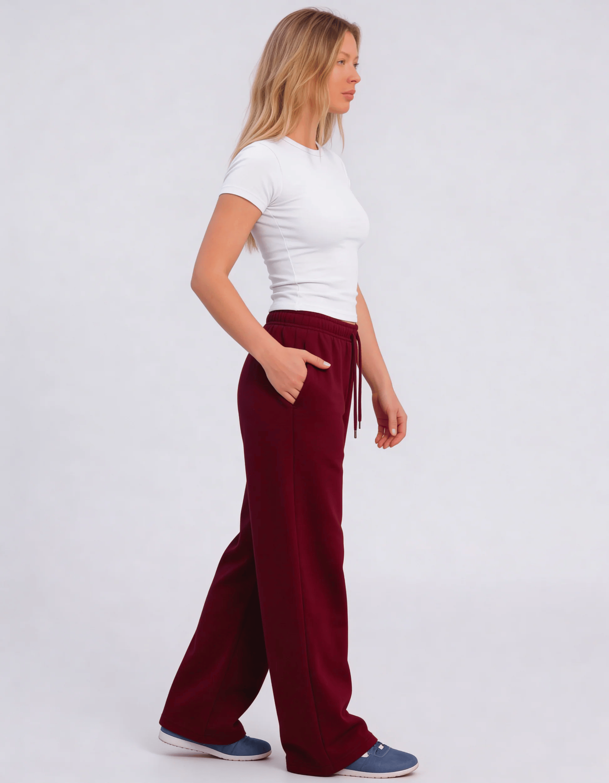 Image of Everyday Unisex Joggers - Maroon