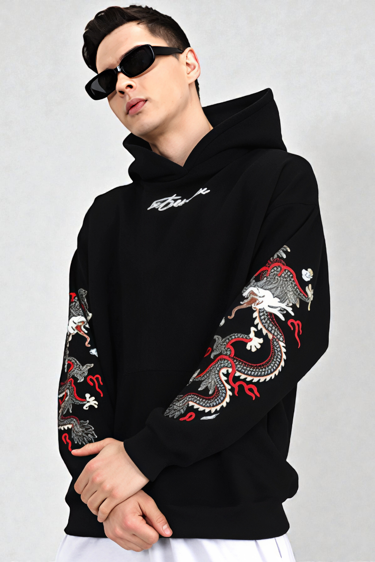 Image of Red Rage Unisex Oversized Hoodie
