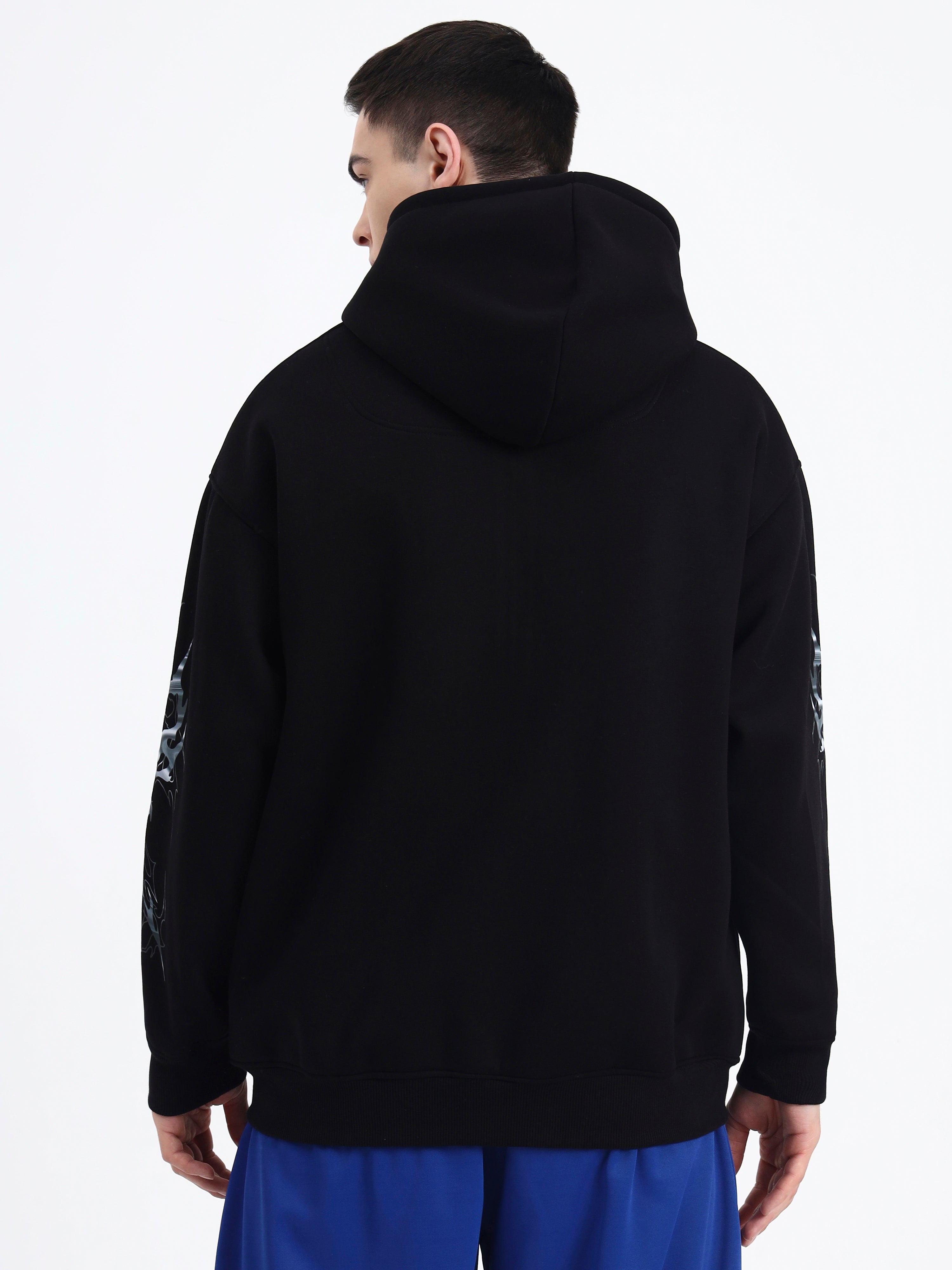 Image of Chrome Spider Unisex Oversized Zipper Hoodie