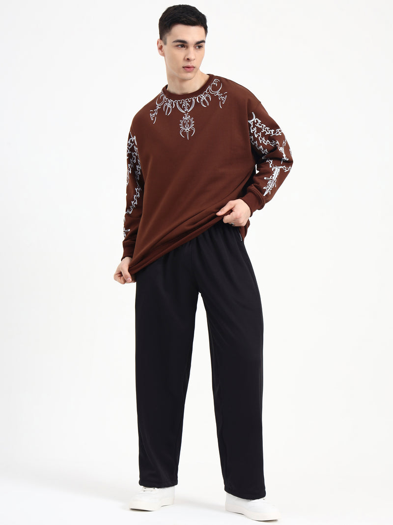 Crown Chain Unisex Oversized Sweatshirt