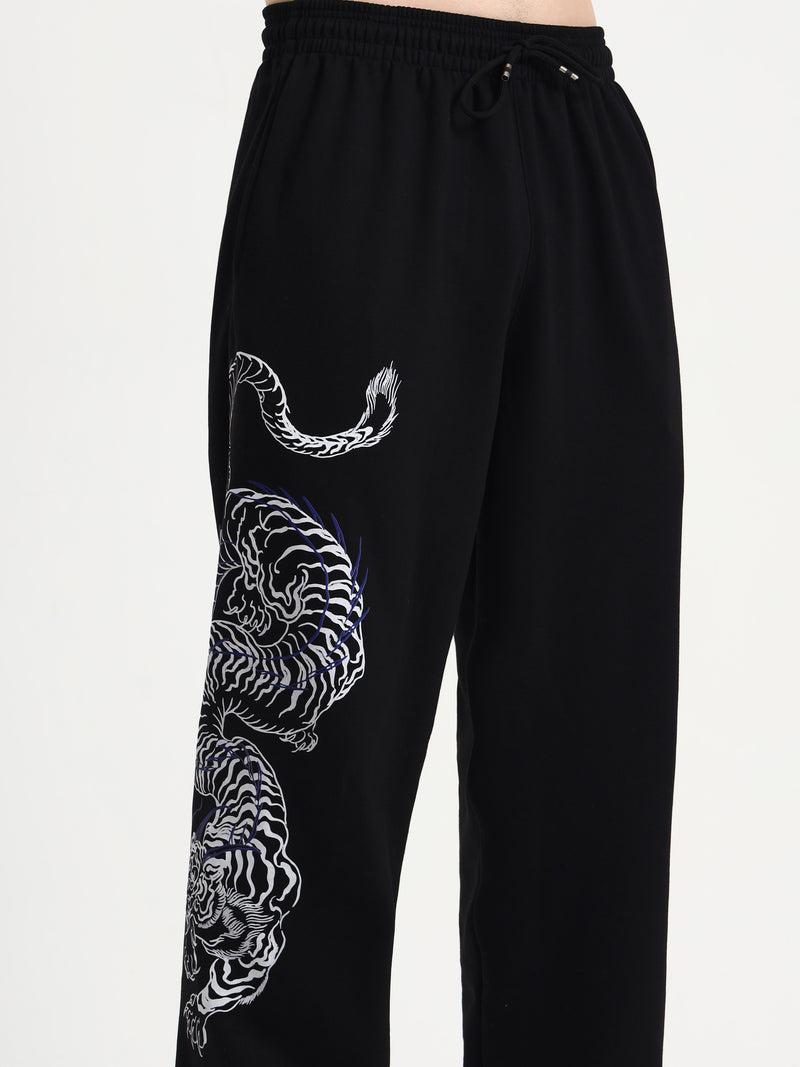 Men's Black Hunt unisex joggers with premium comfort fit ifm