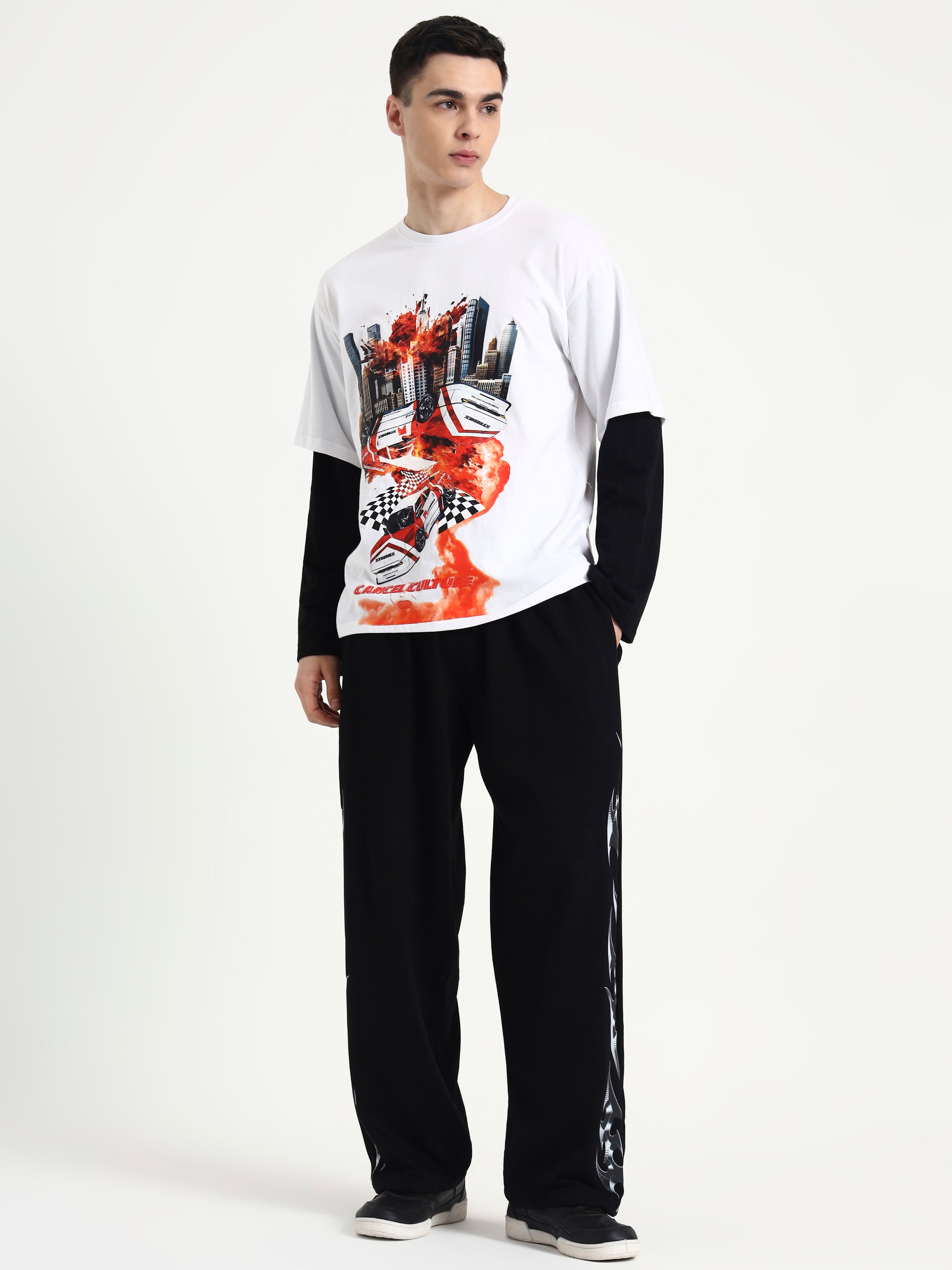 Image of City Drift Unisex Oversized Full Sleeve Tshirt