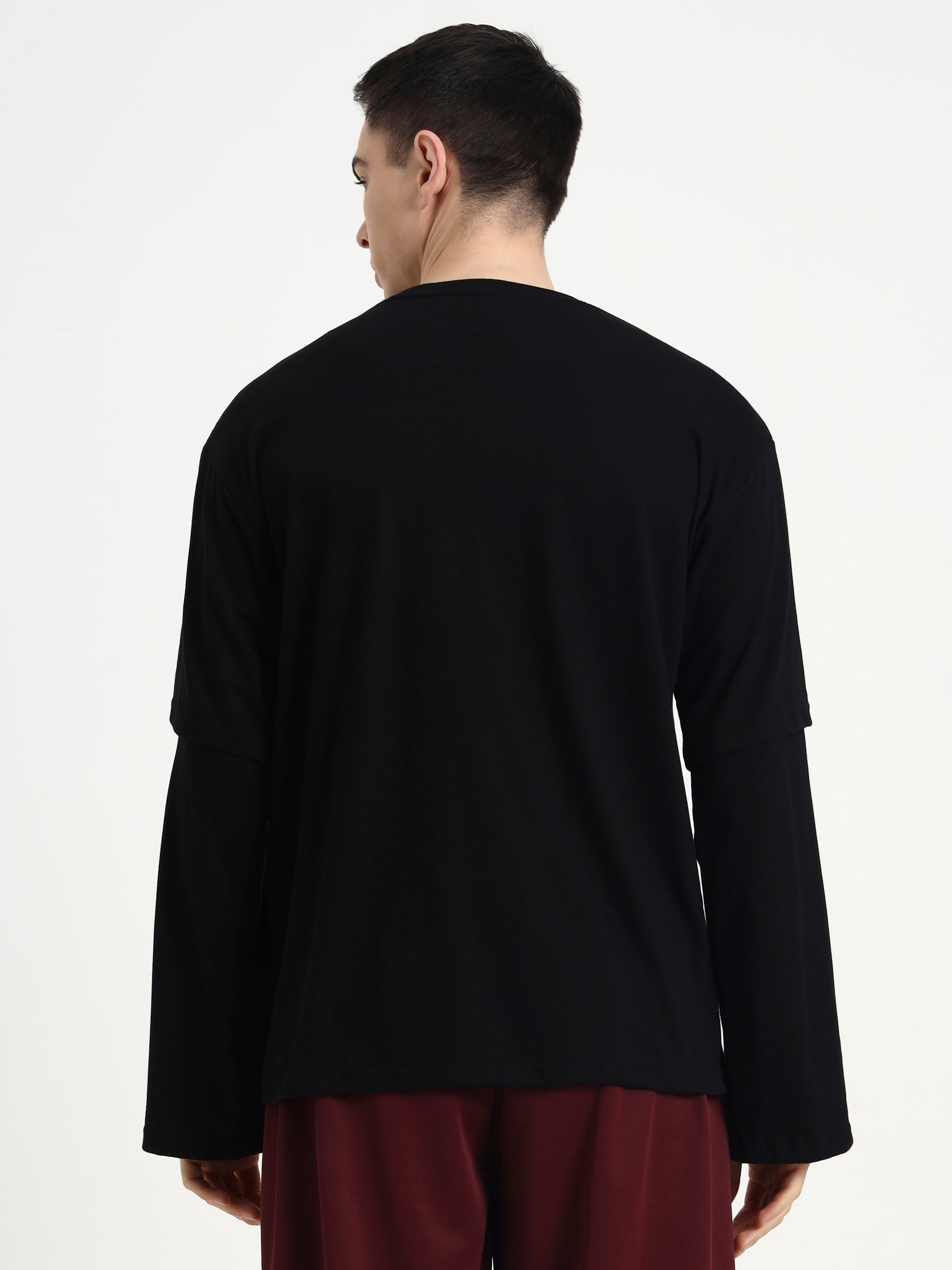 Bloom Skull Unisex Oversized Full Sleeve Tshirt