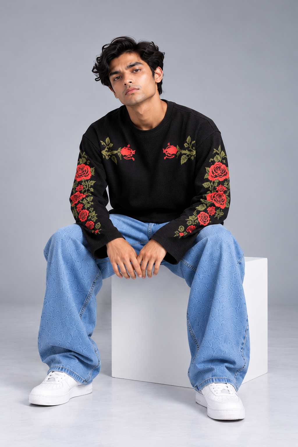 Image of Rose Waffle T-Shirt