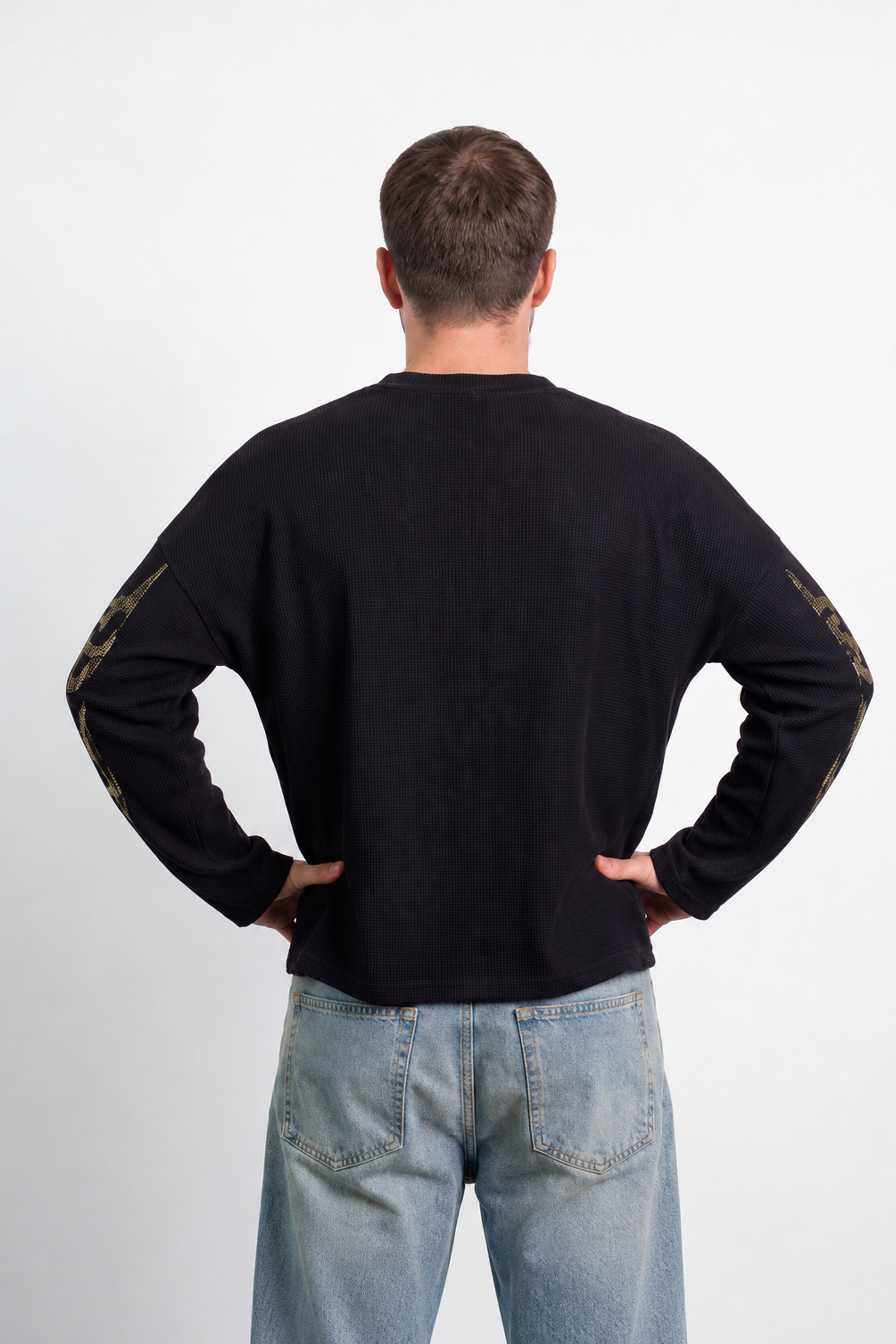 Image of Fearless Waffle Tshirt - Black