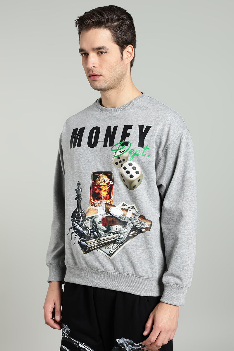 Men's Money Dept sweatshirt combining warmth, comfort and streetwear style ifm