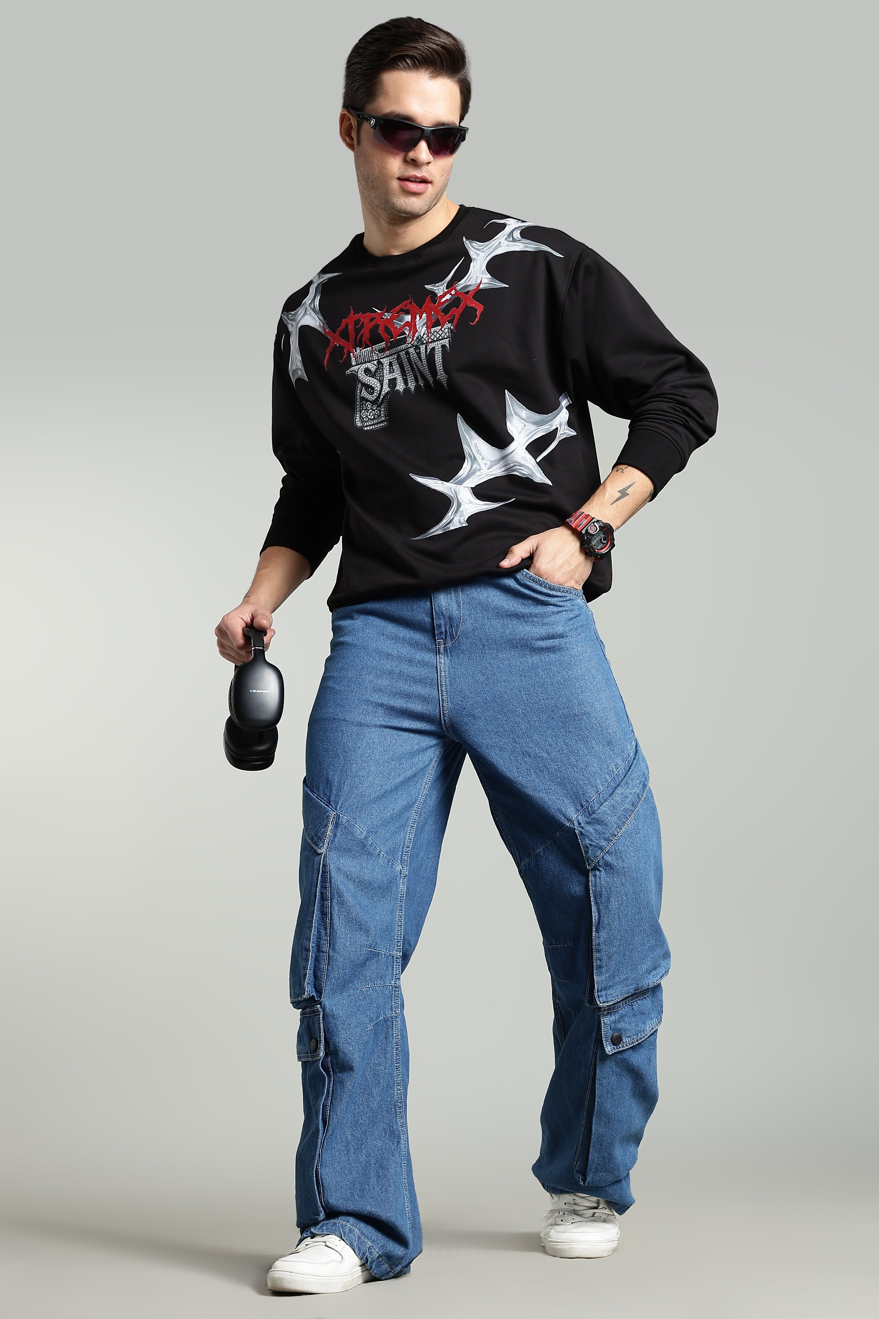 Image of Saint Unisex Oversized Sweatshirt