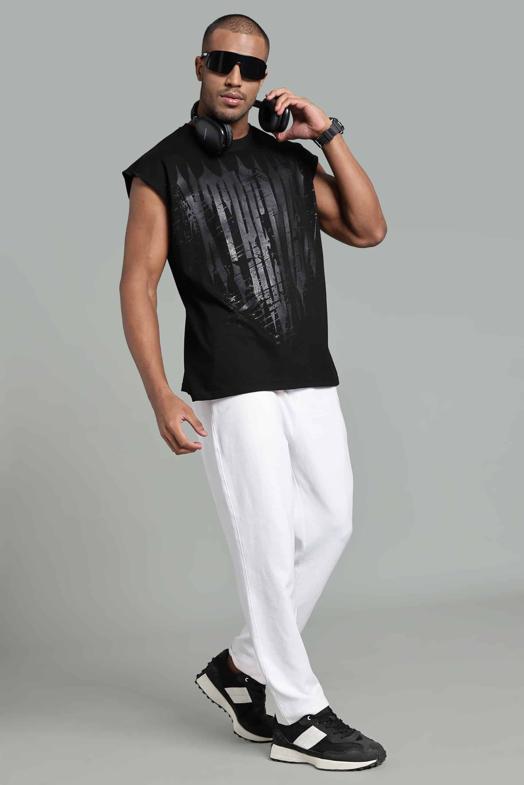 DriftCut Oversized Sleeveless Tshirt