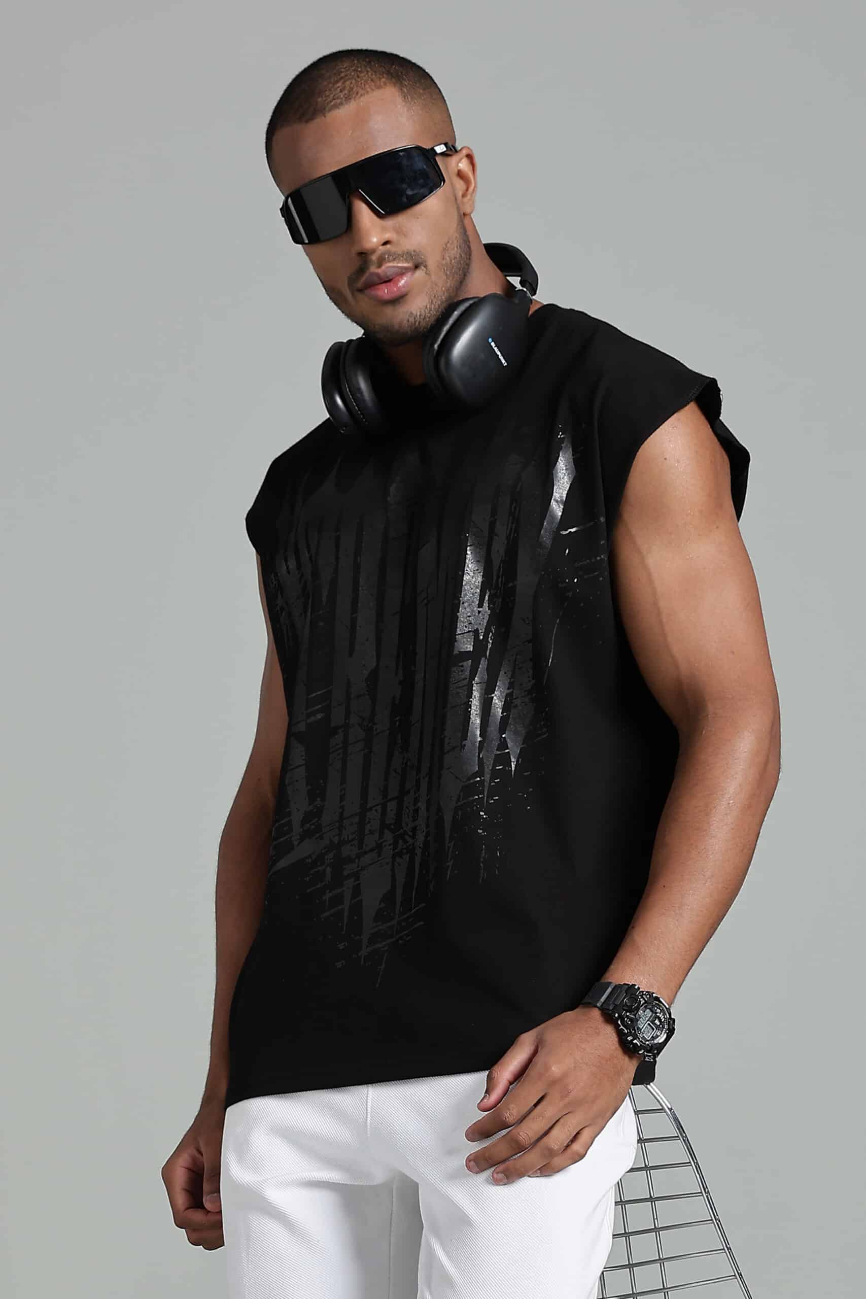 DriftCut Oversized Sleeveless Tshirt
