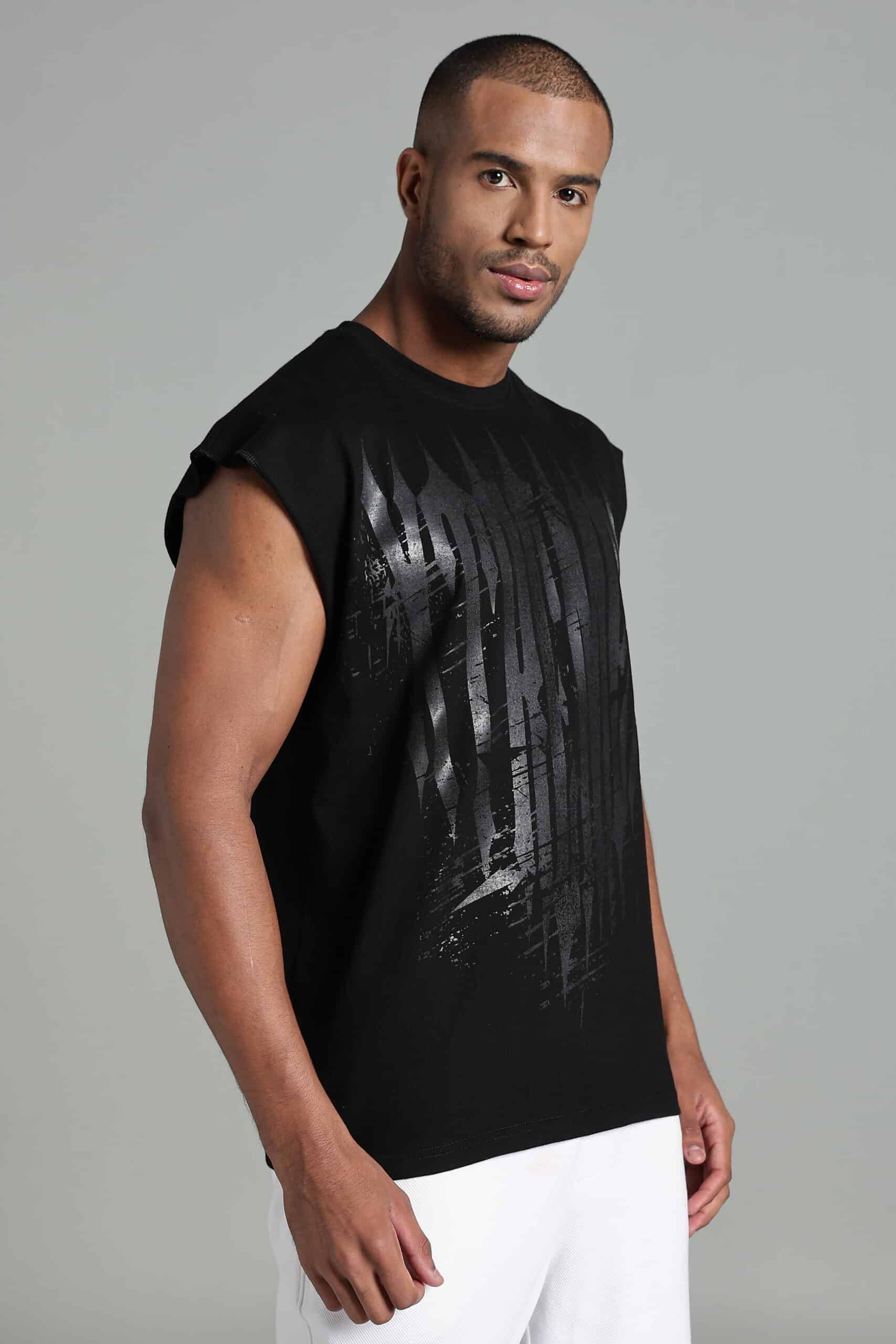 DriftCut Oversized Sleeveless Tshirt