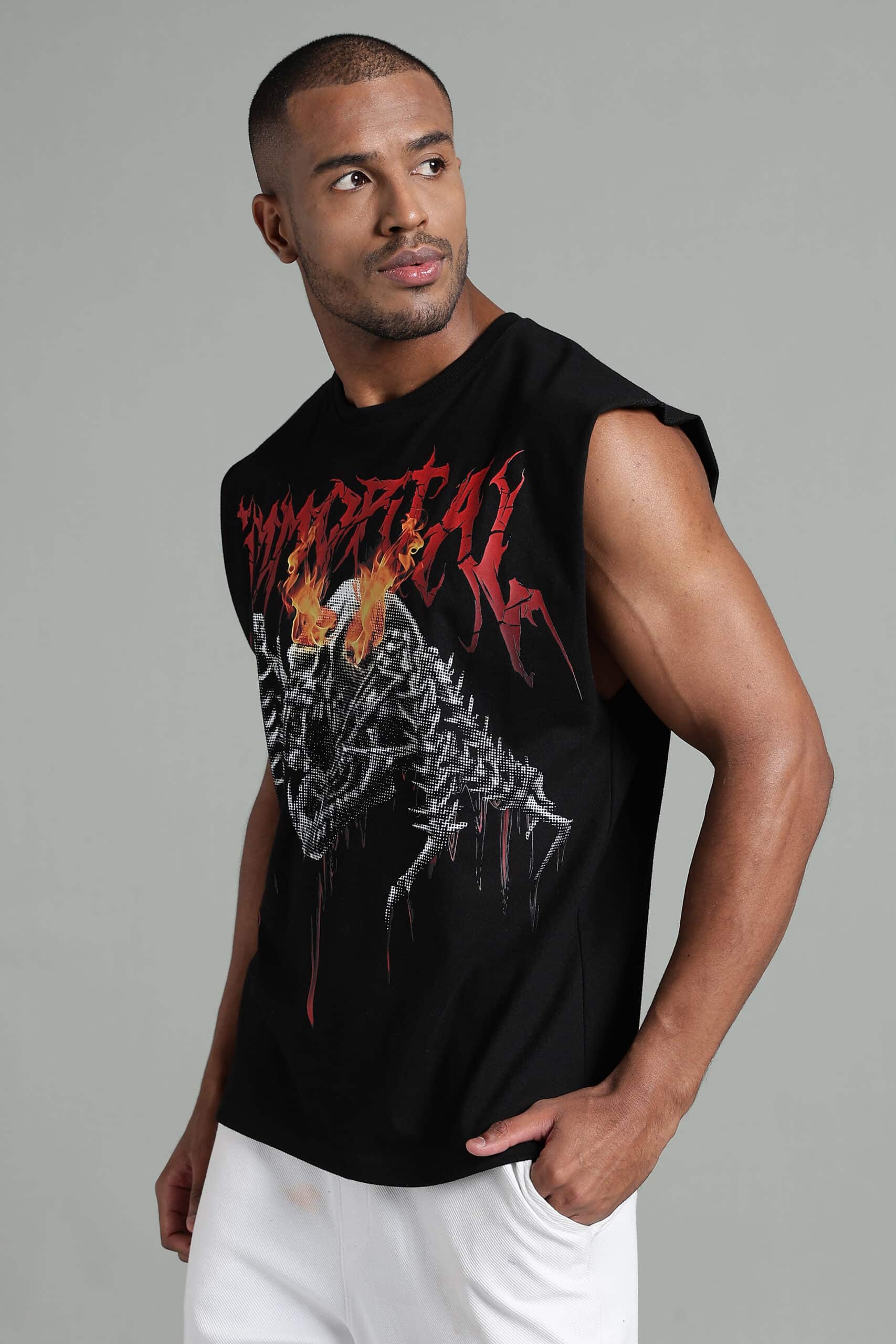 Image of ImmortalCut Oversized Sleeveless Tshirt