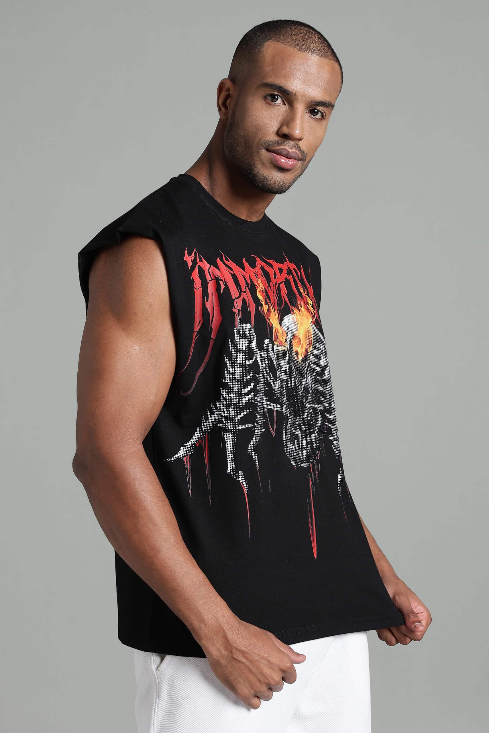Image of ImmortalCut Oversized Sleeveless Tshirt