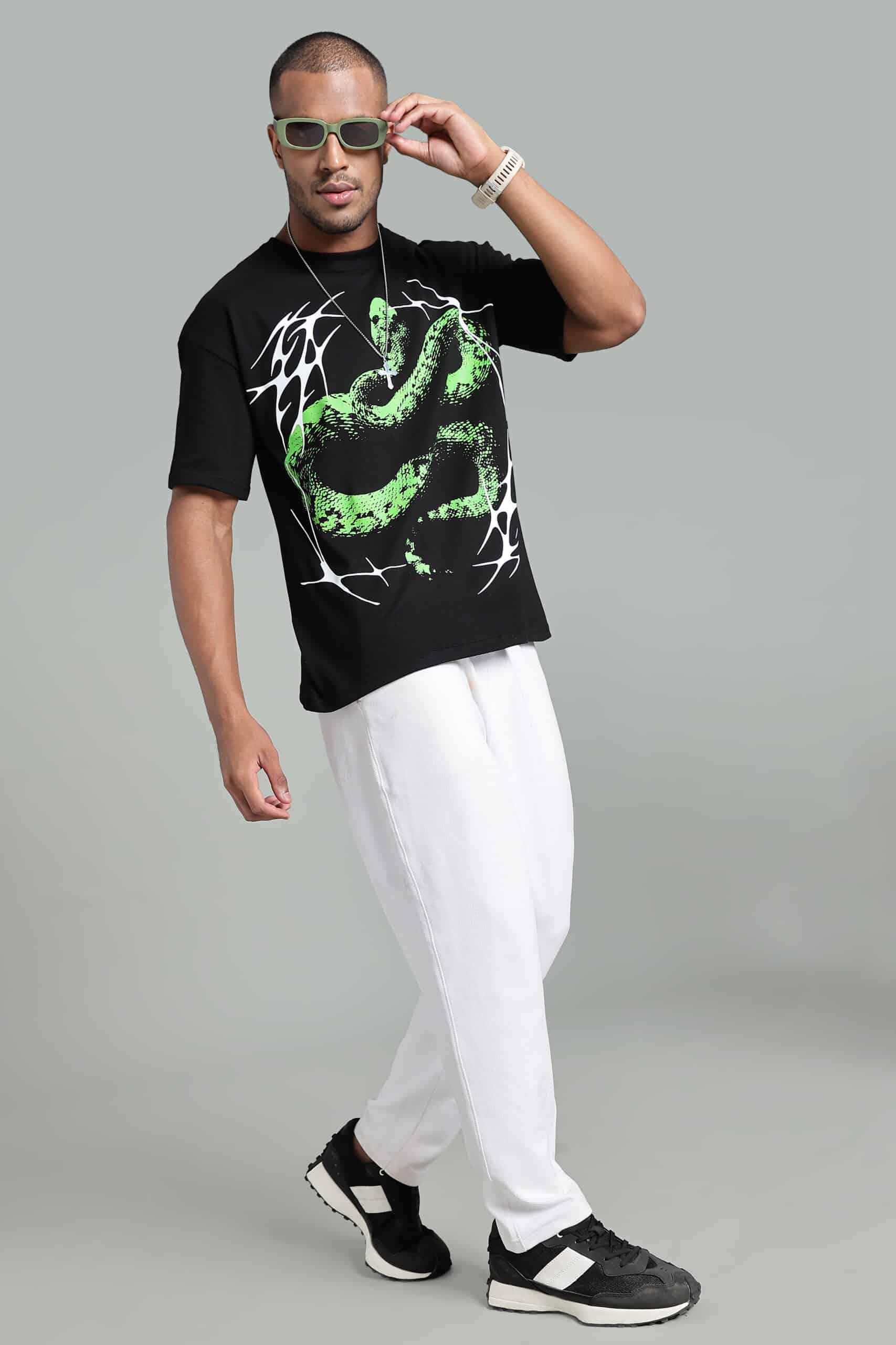 Image of Snake Flow Unisex Oversized Tshirt