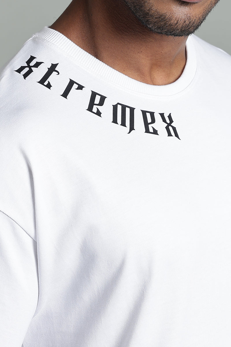 Men's Ritual oversized cotton tshirt with bold graphic artwork ifm