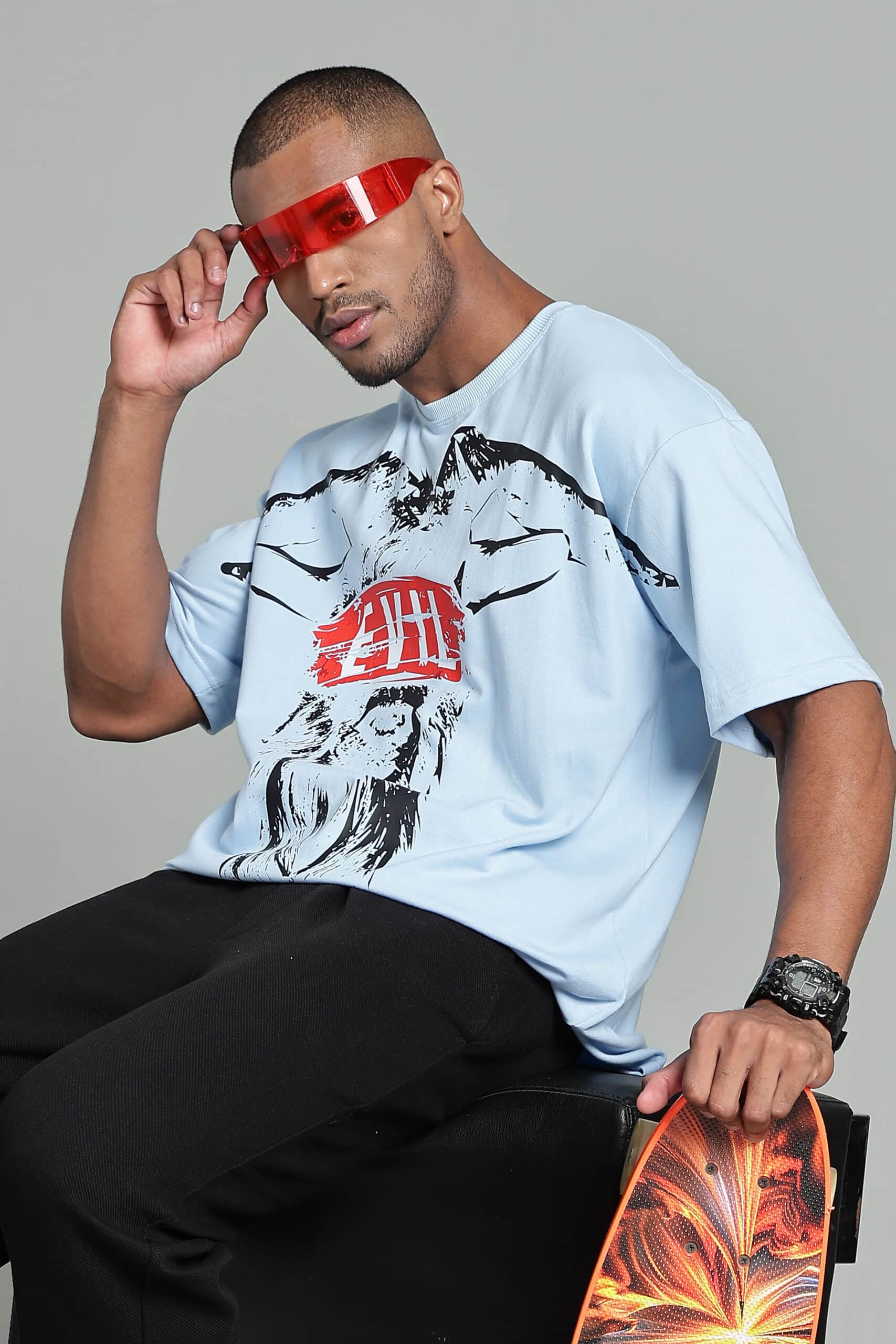 Evil Inside Unisex Oversized Tshirt