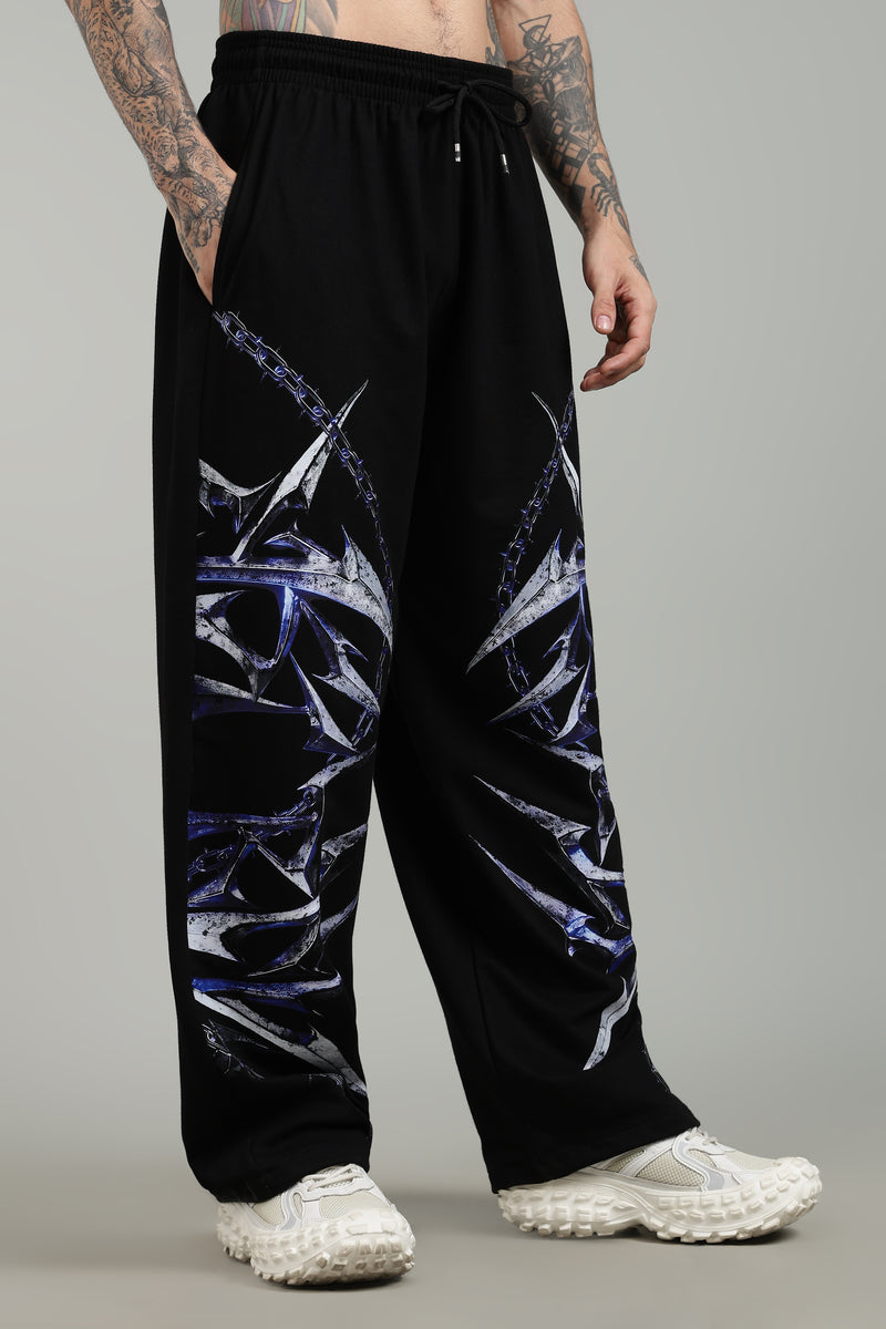 Men's ColdSteel graphic joggers with contemporary urban-inspired design details ifm